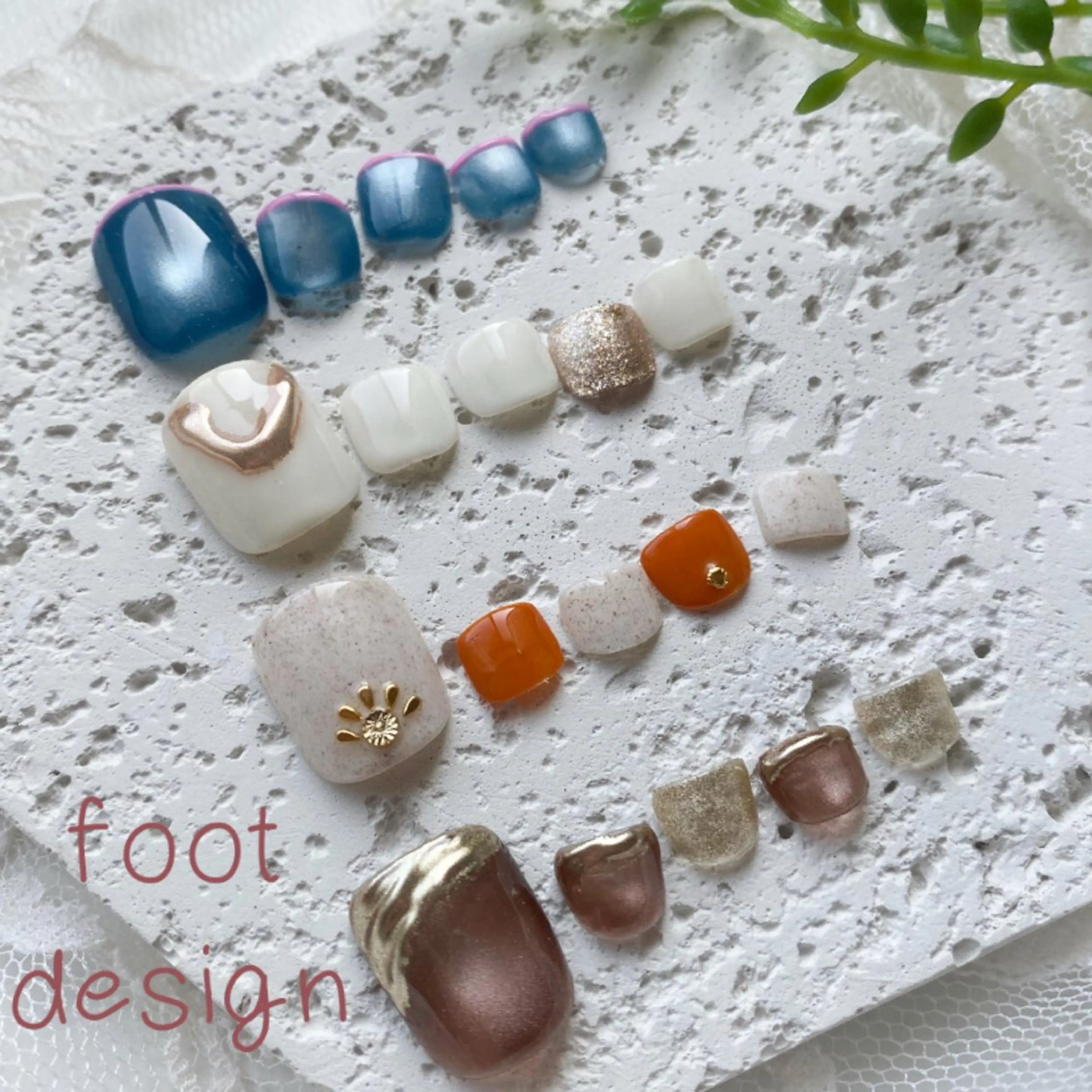 ネイル フットネイル NailSalon LuireAIKAのネイルデザイン