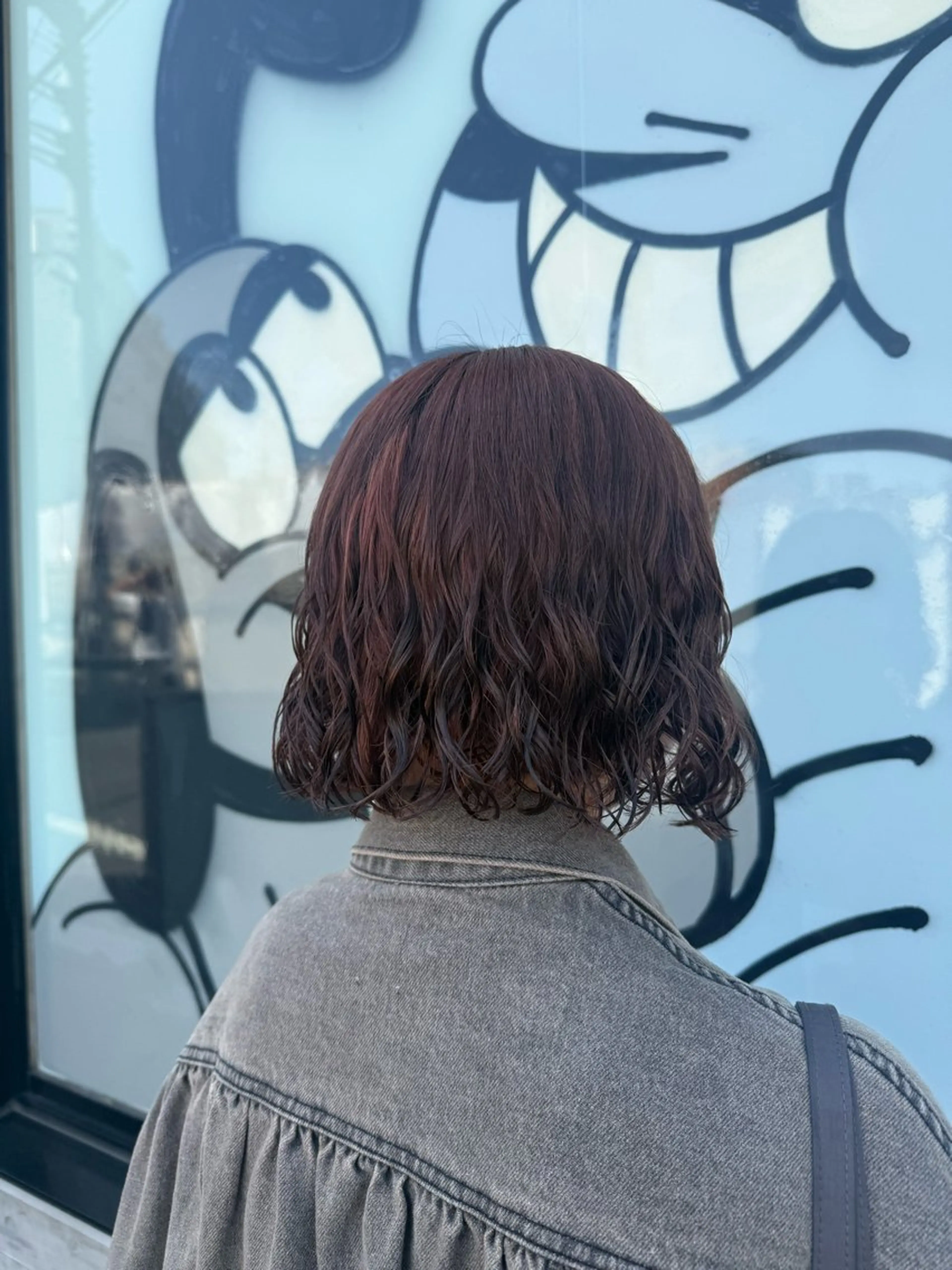 ミディアム カット パーマ トリートメント デジタルパーマ/ ウェーブパーマ/神野のヘアスタイル