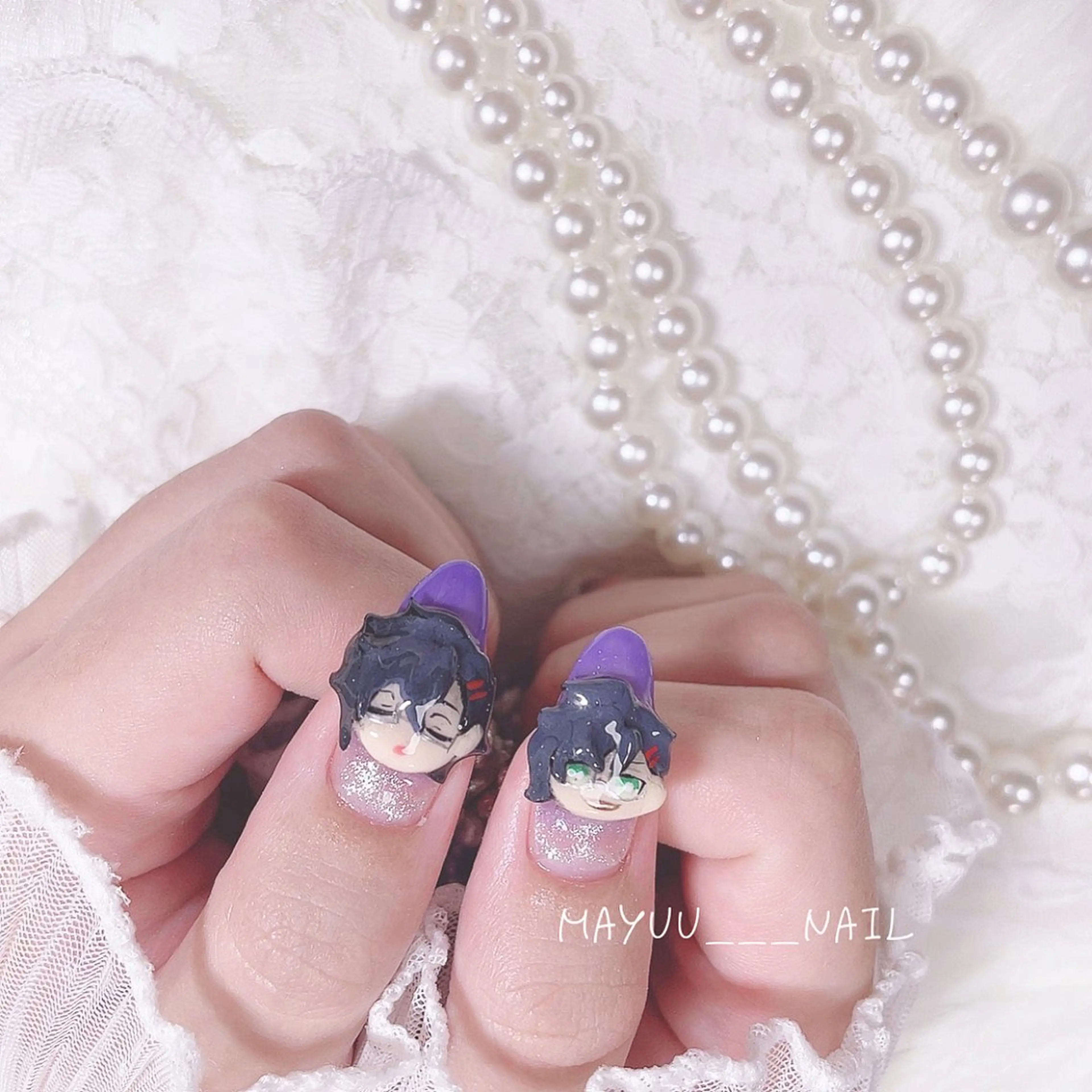 ネイル 🎀 Mayu 🎀痛ネイルのネイルデザイン