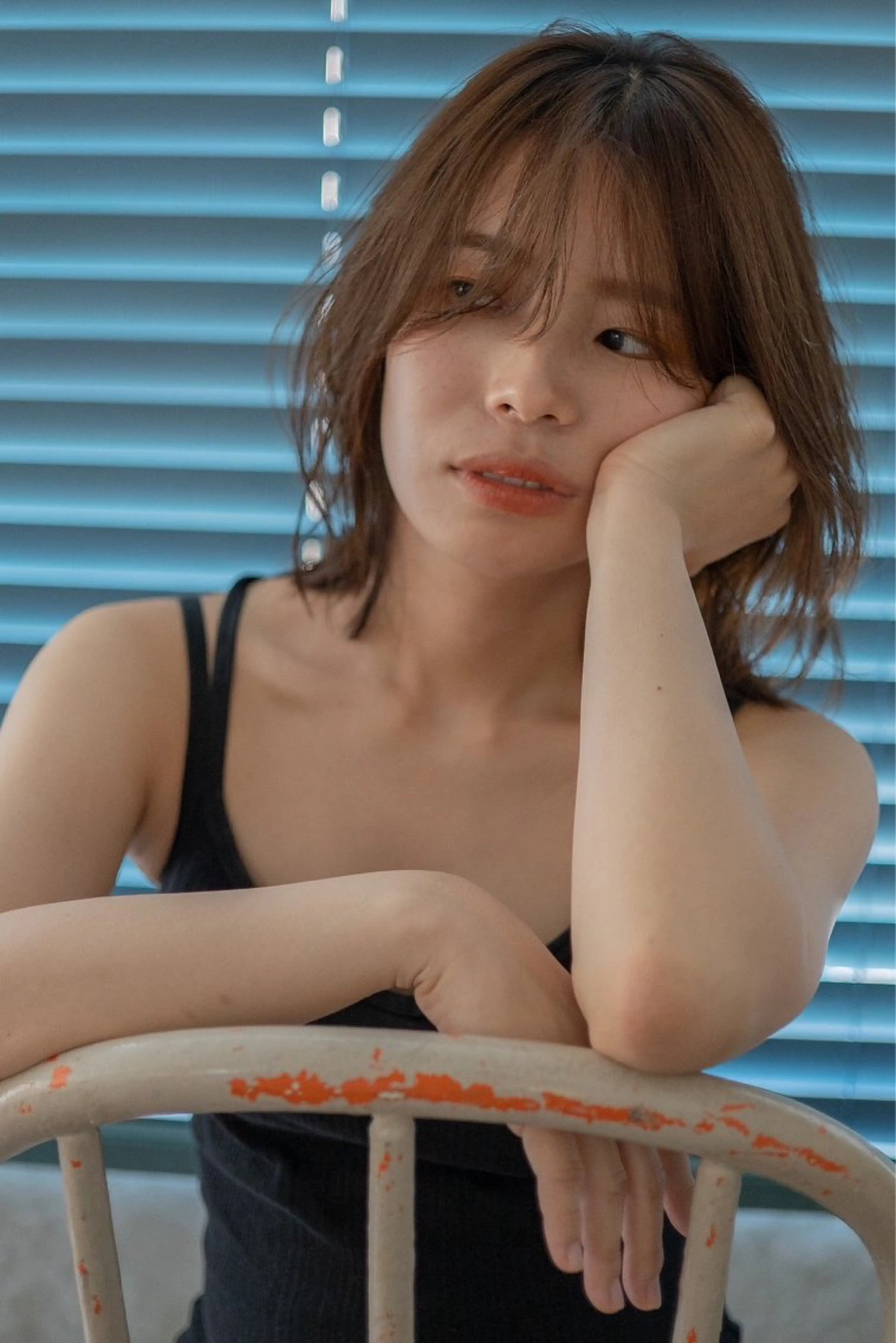 ミディアム カラー 落合 妙佳のヘアスタイル