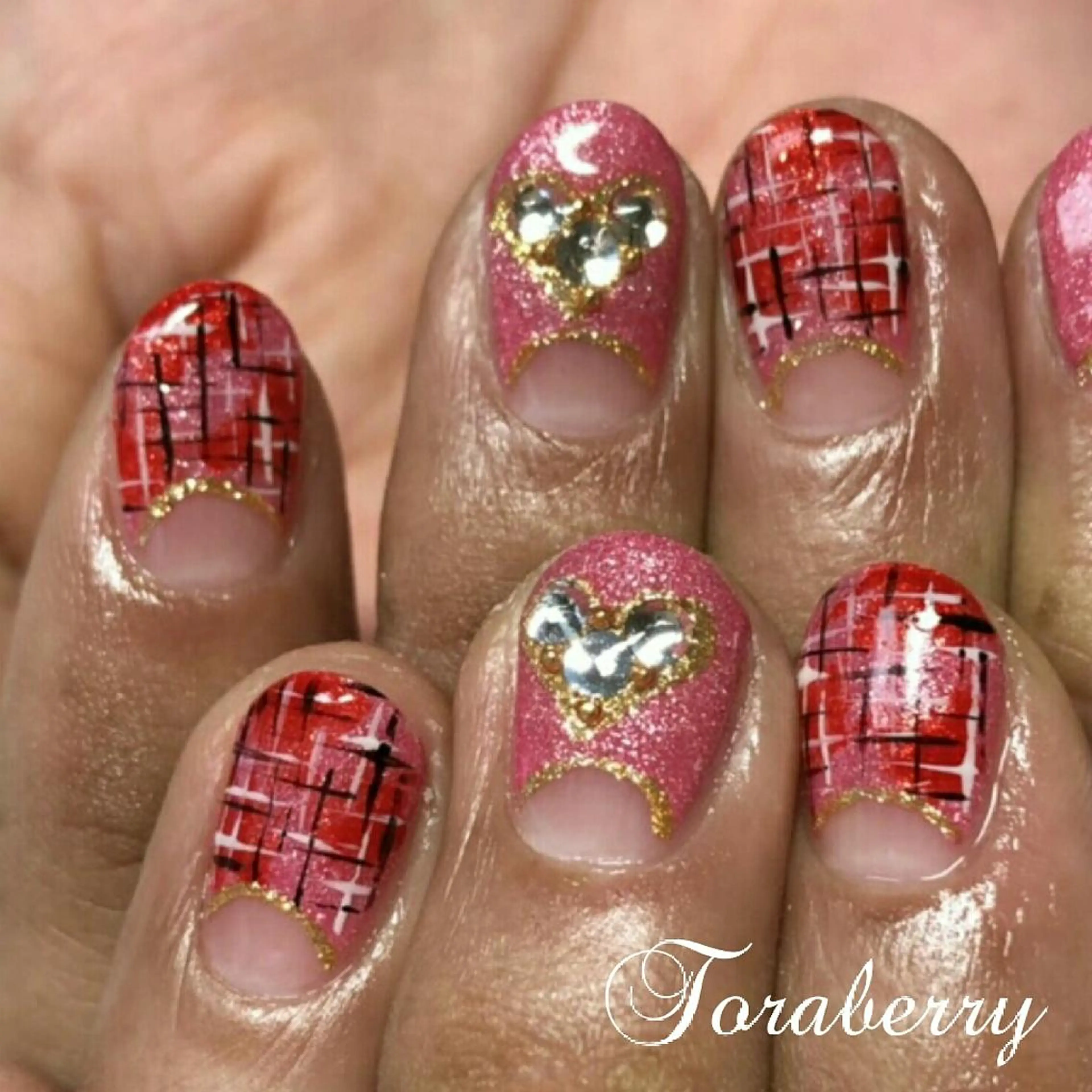 ネイル ツイードネイル ハンドネイル ネイリスト なつみのネイルデザイン