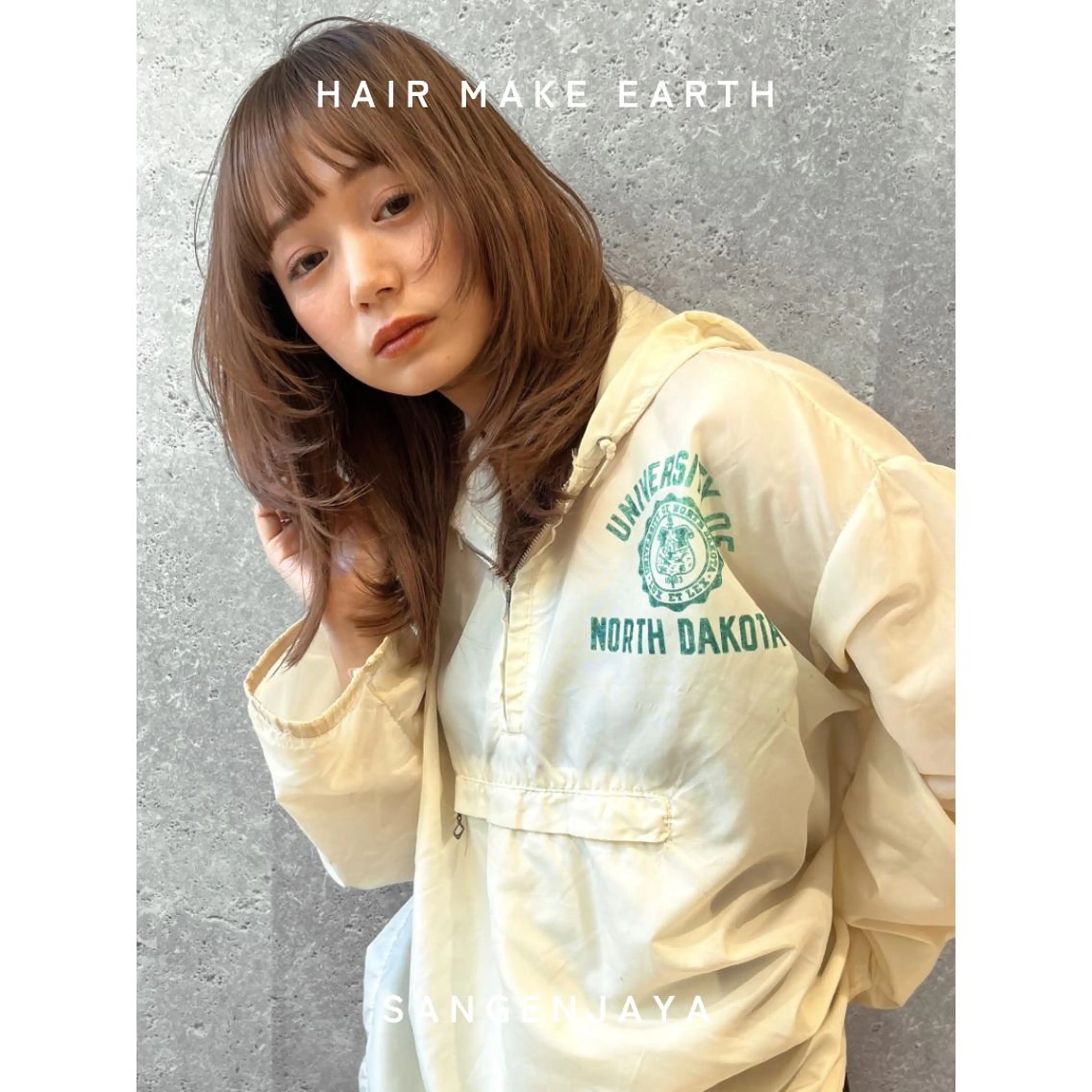 ロング ボブ くびれヘア レイヤーカット ロング hair make earth 🪡のヘアスタイル