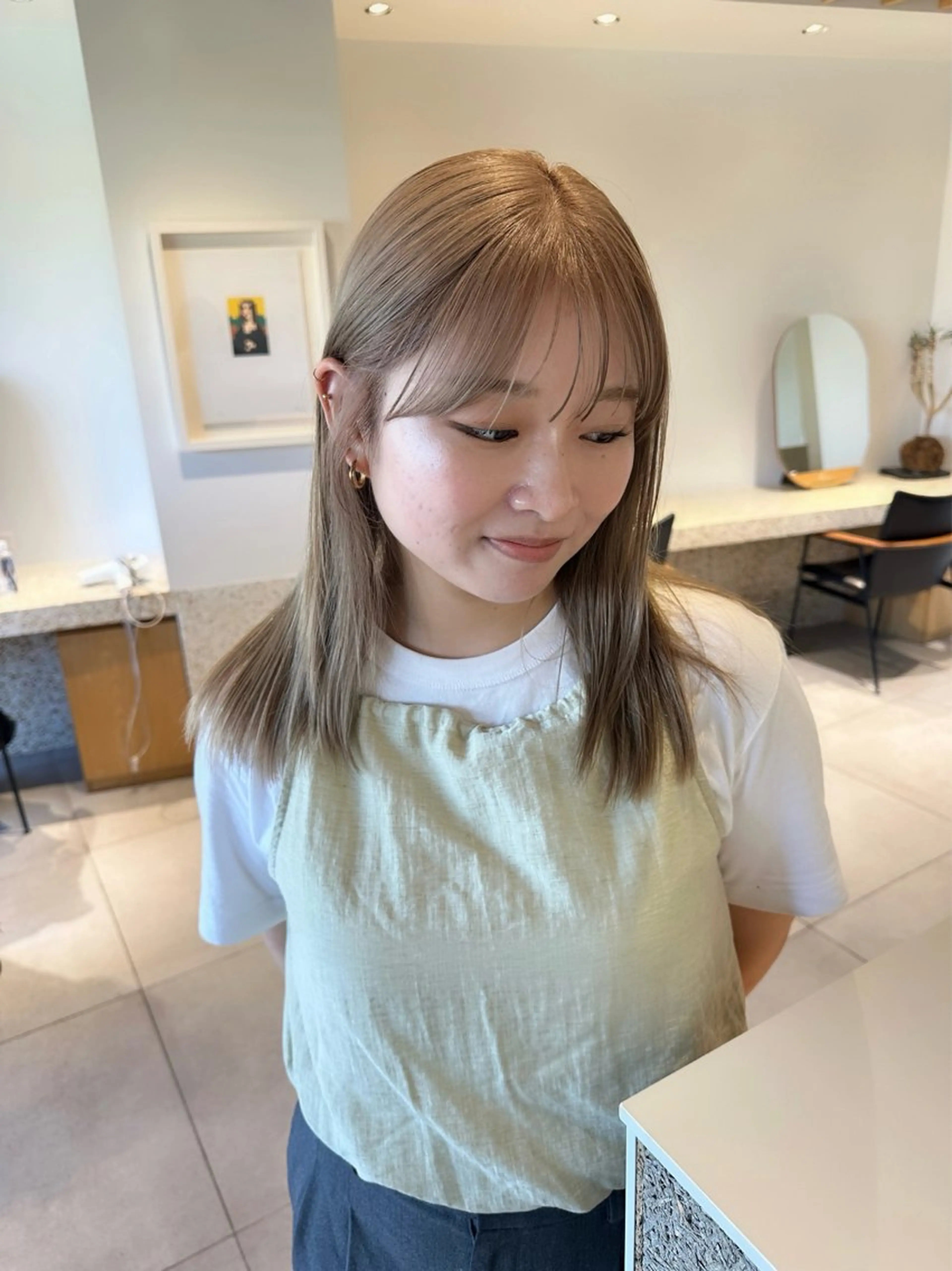 ロング 杉本 沙羅のヘアスタイル