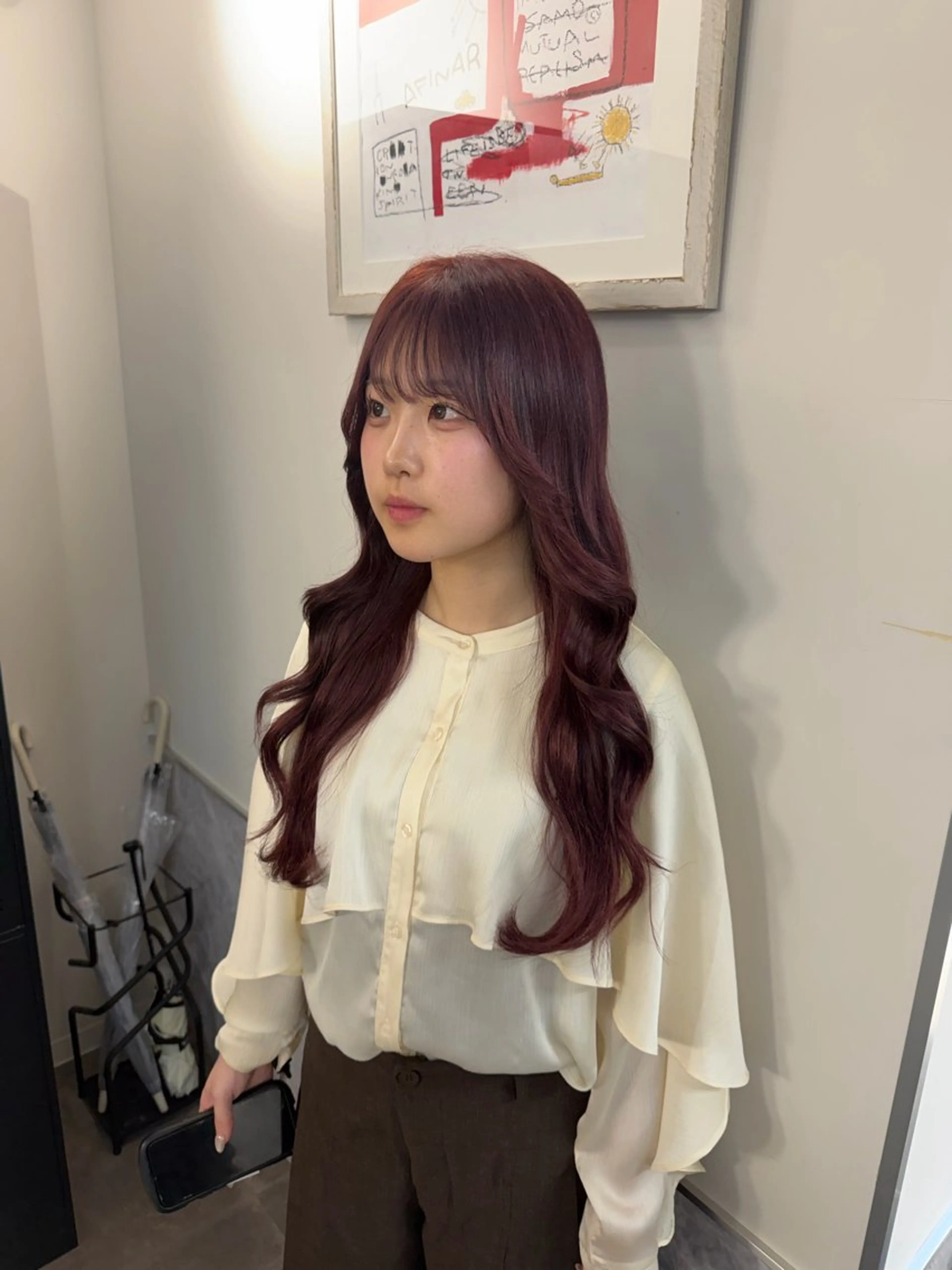 本日限定価格✄🤍透け感カラー🤍ブリーチなし🪄❷ダブルカラー🫧 Aujua1STEPトリートメント付き🫧の写真