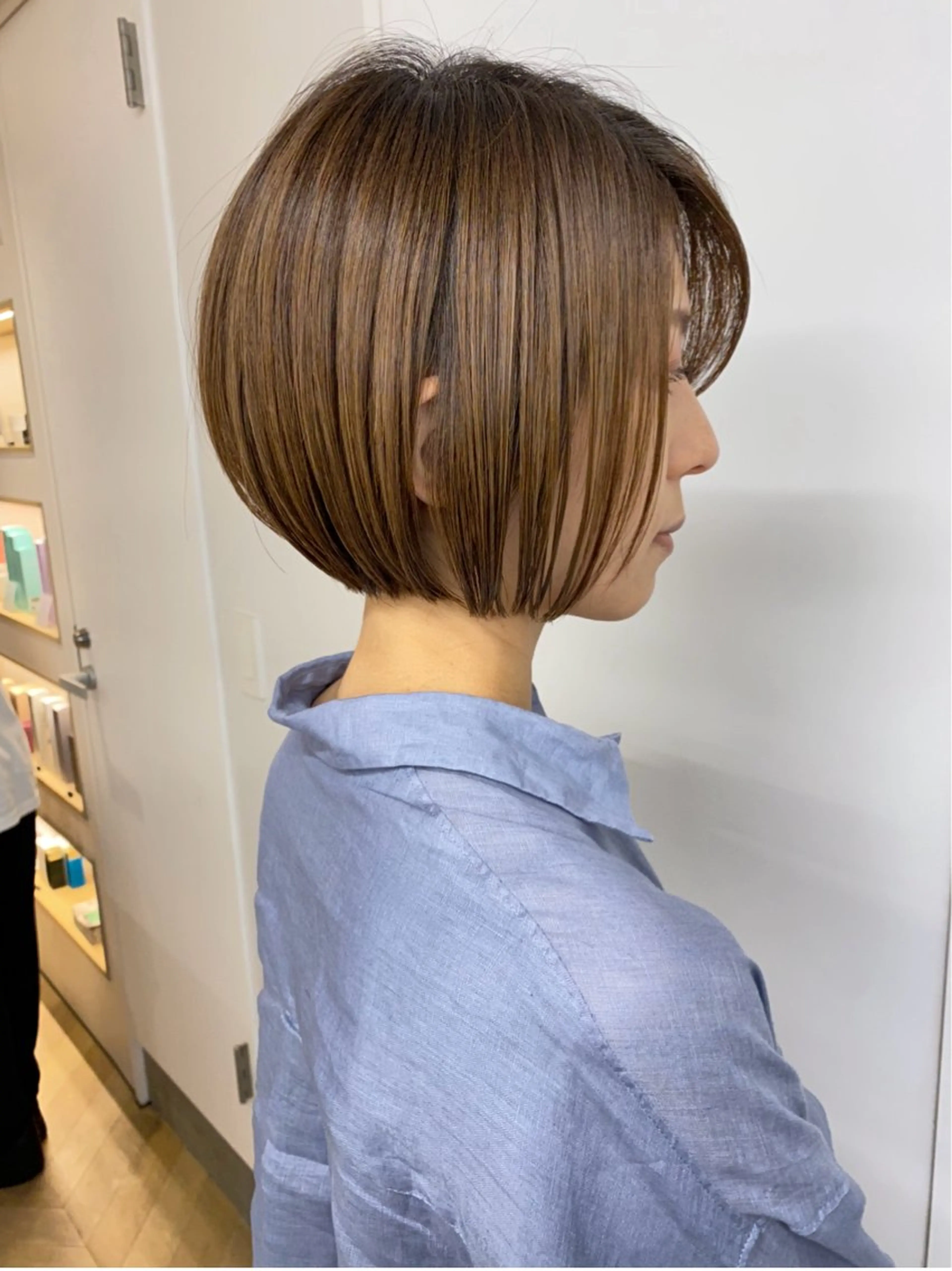 ロング まとまるボブ/縮毛矯 生🌿あおい✨のヘアスタイル