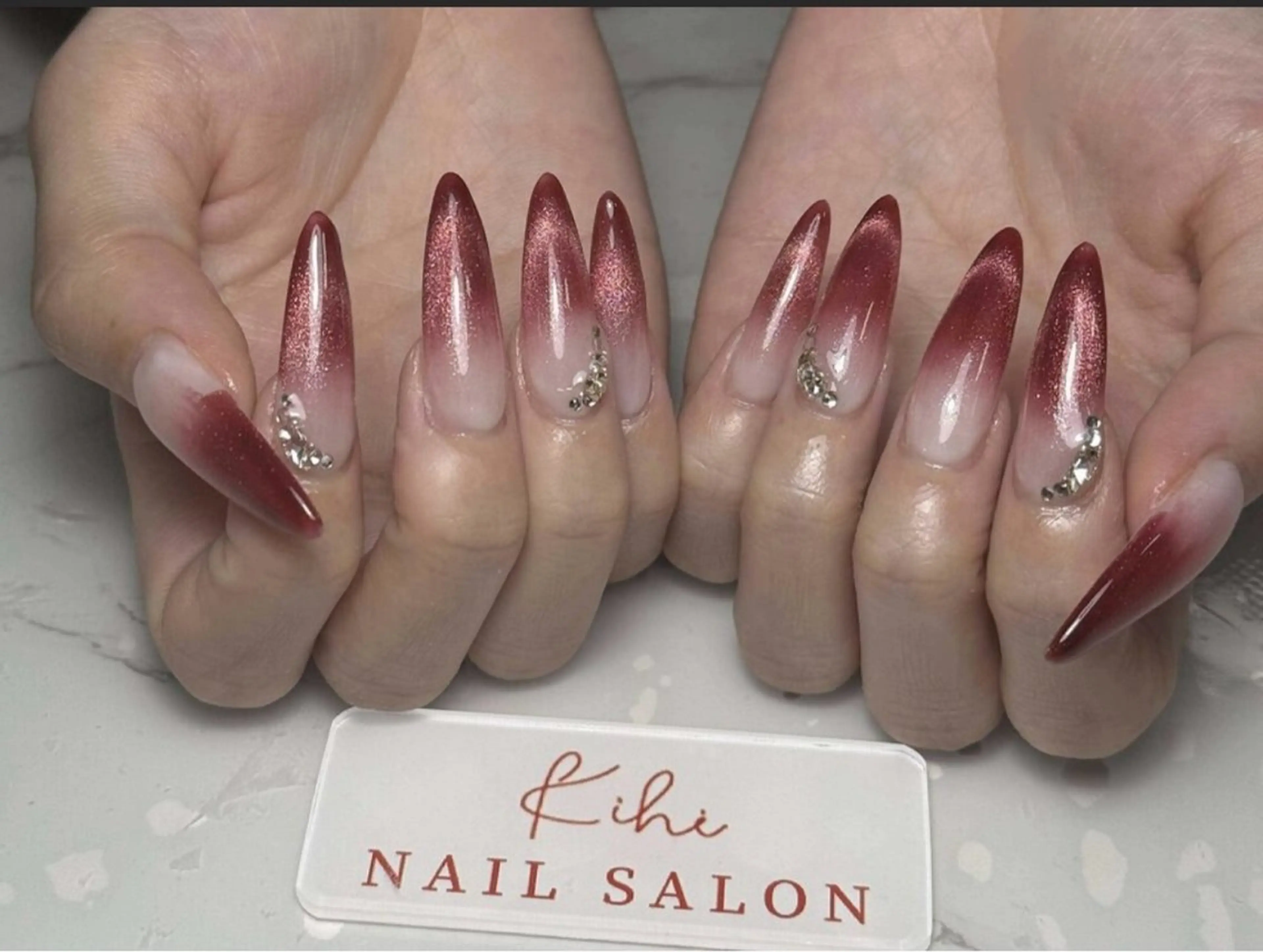 ネイル アートネイル フレンチネイル ジェルネイル グラデーション 韓国ネイル Nail Salon kihi大塚店のネイルデザイン