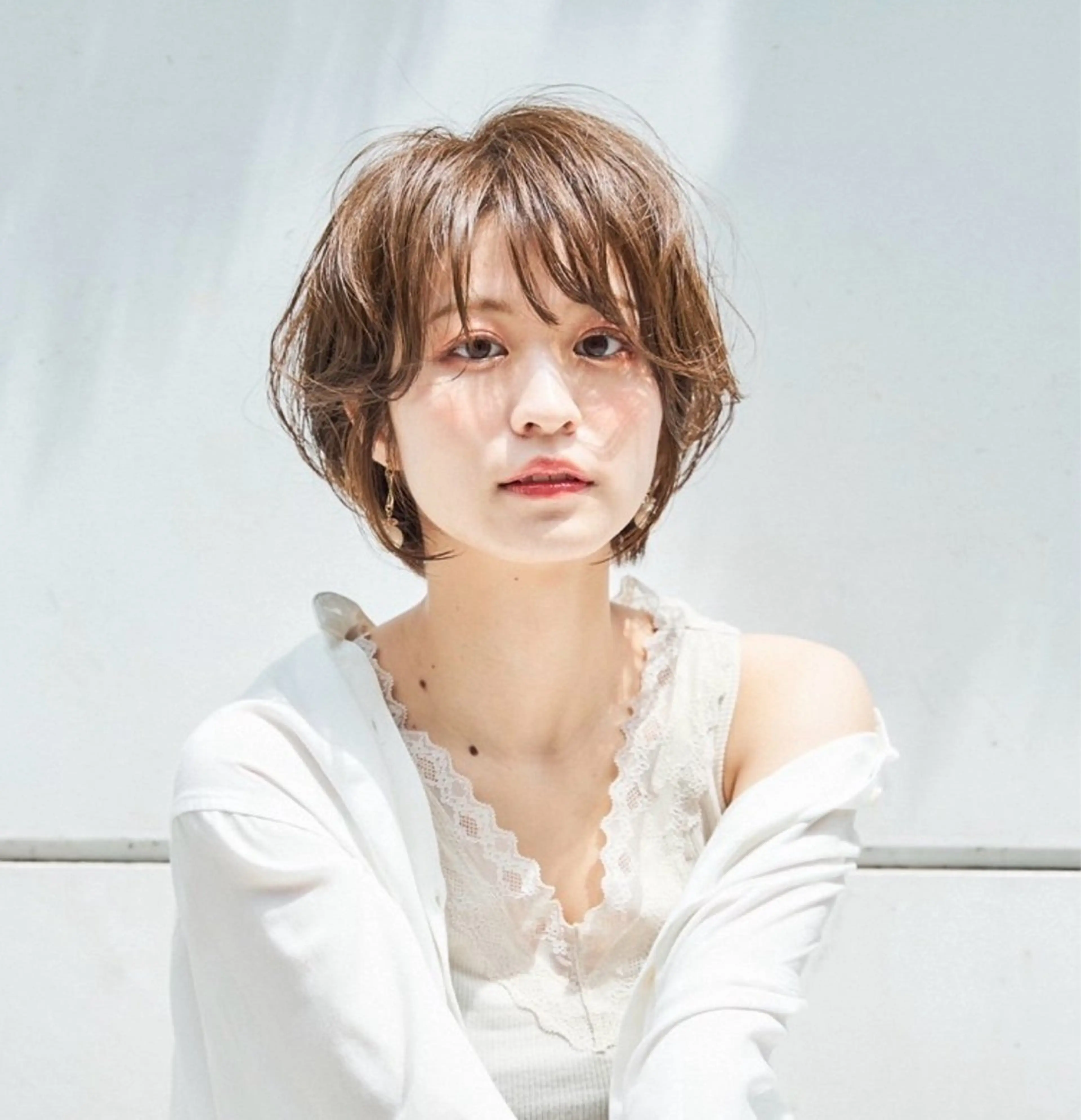 ショート パーマ 🍫くせ毛風 ナチュラルパーマ優吉のヘアスタイル