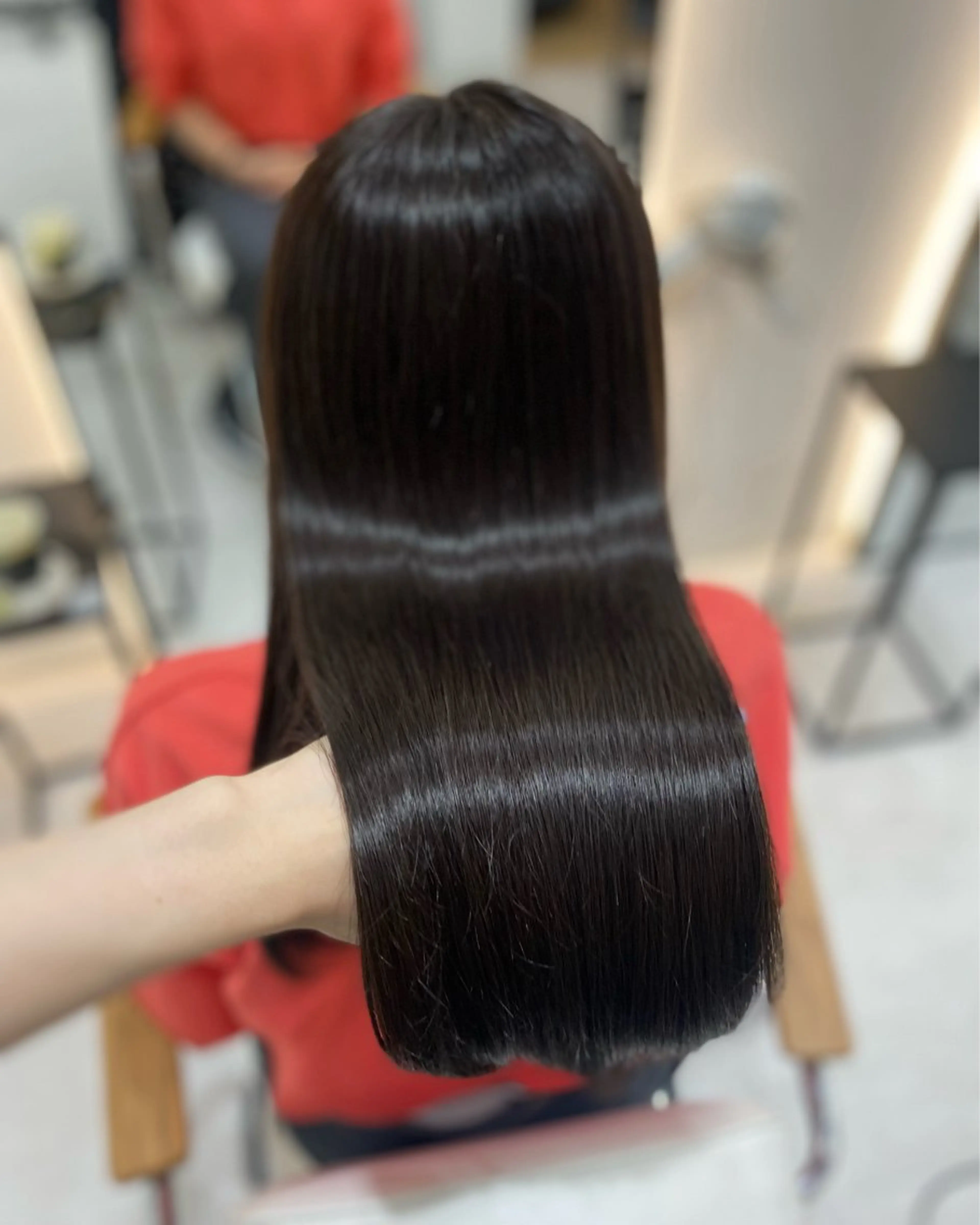 ロング カラー カット ヘアカラー トリートメント Zina aimiのヘアスタイル