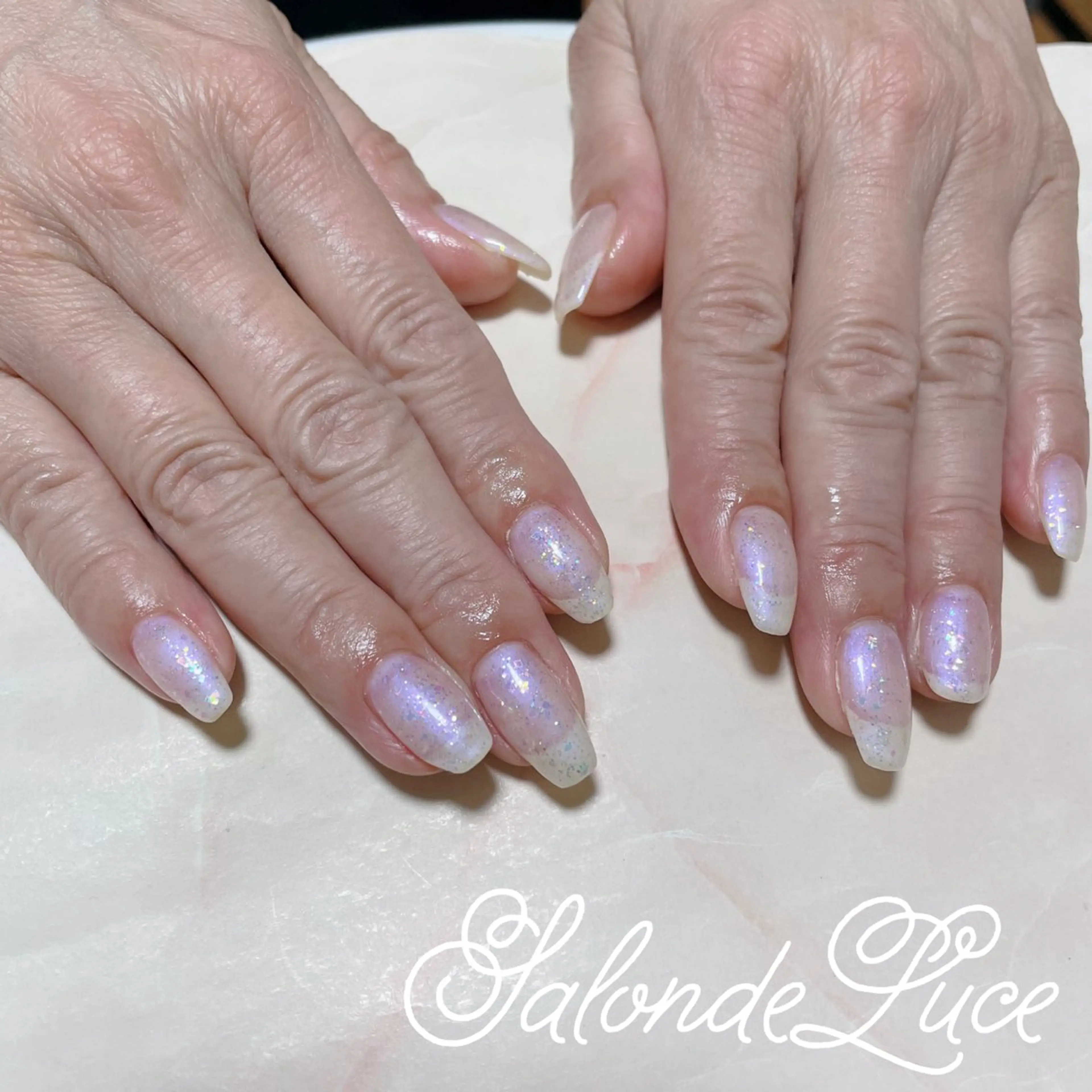 ネイル キラキラネイル シンプルネイル Salon de Luceのネイルデザイン