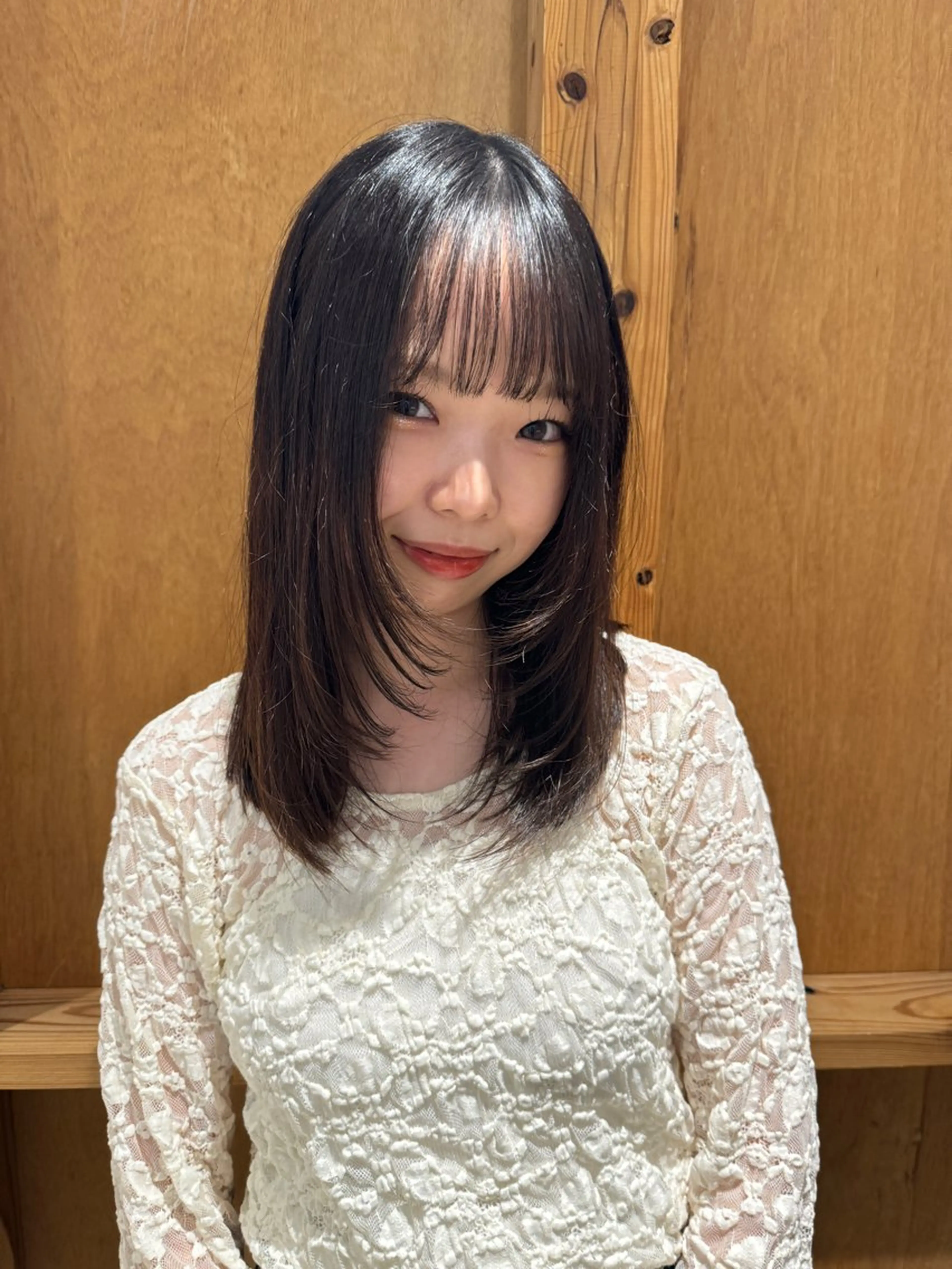 セミロング カット funnu୨୧ えりんのヘアスタイル