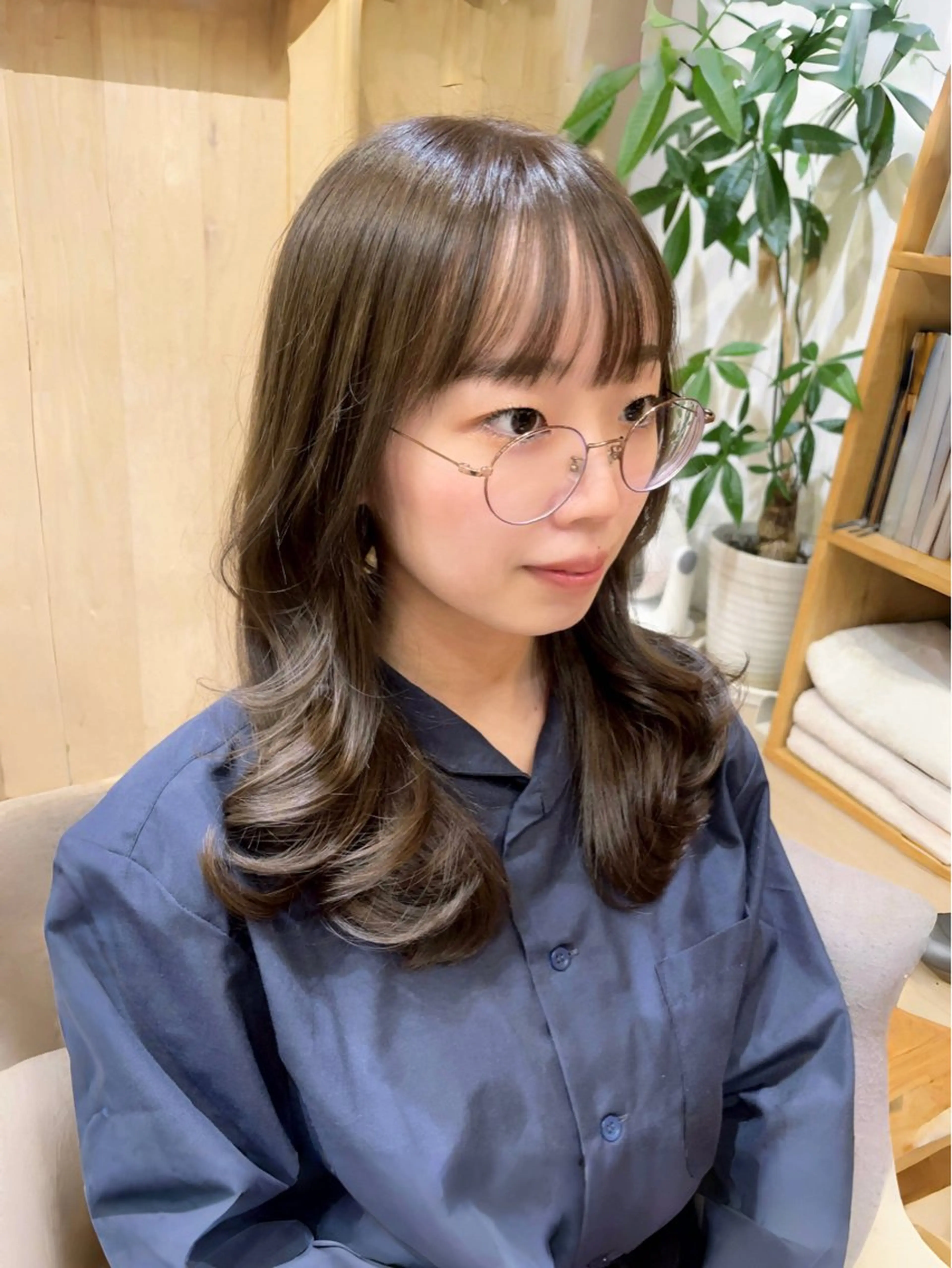 ミディアム 暖色カラー/ダブル カラー/名古屋/辻のヘアスタイル