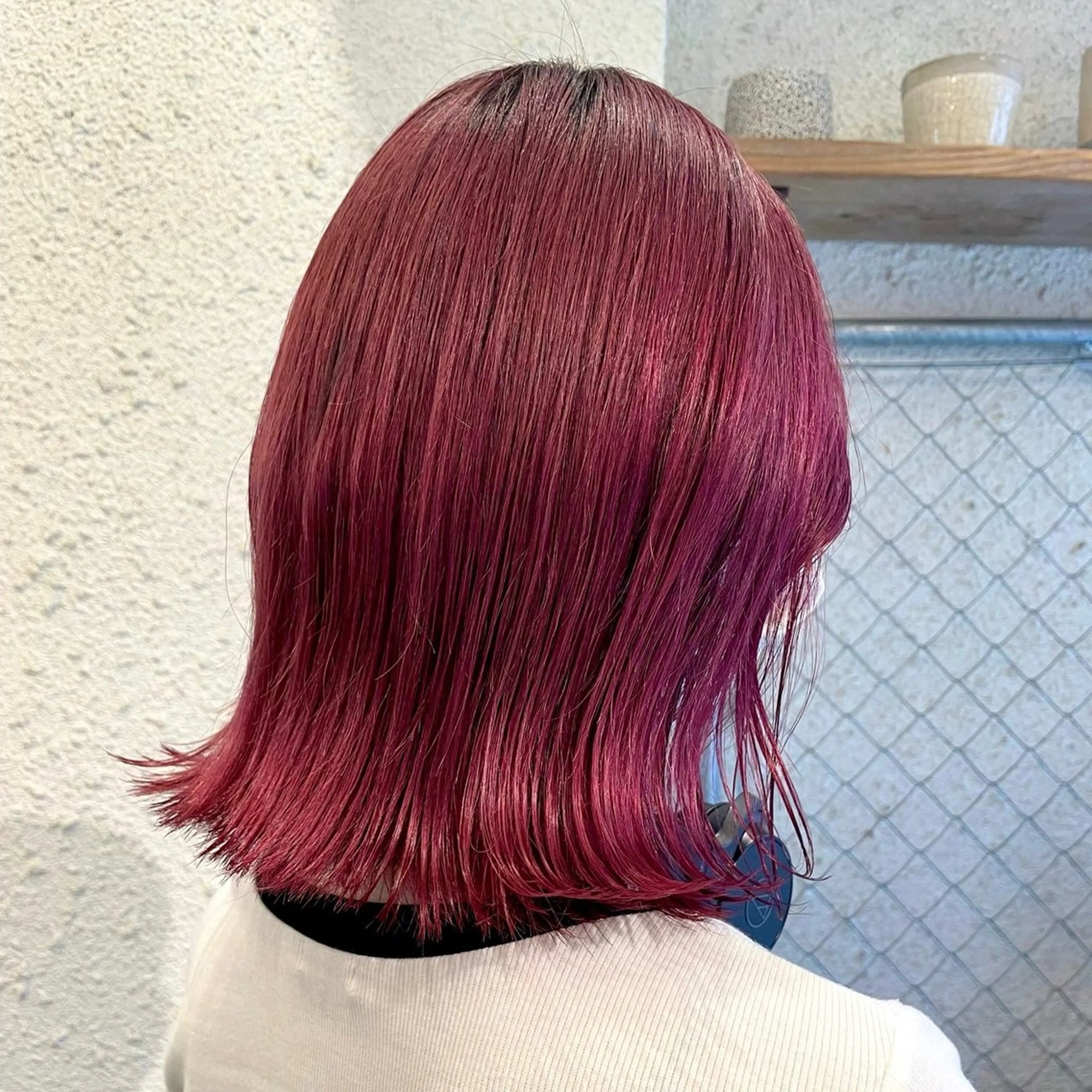 ショート うる艶カラー /縮毛矯正✨レオンのヘアスタイル