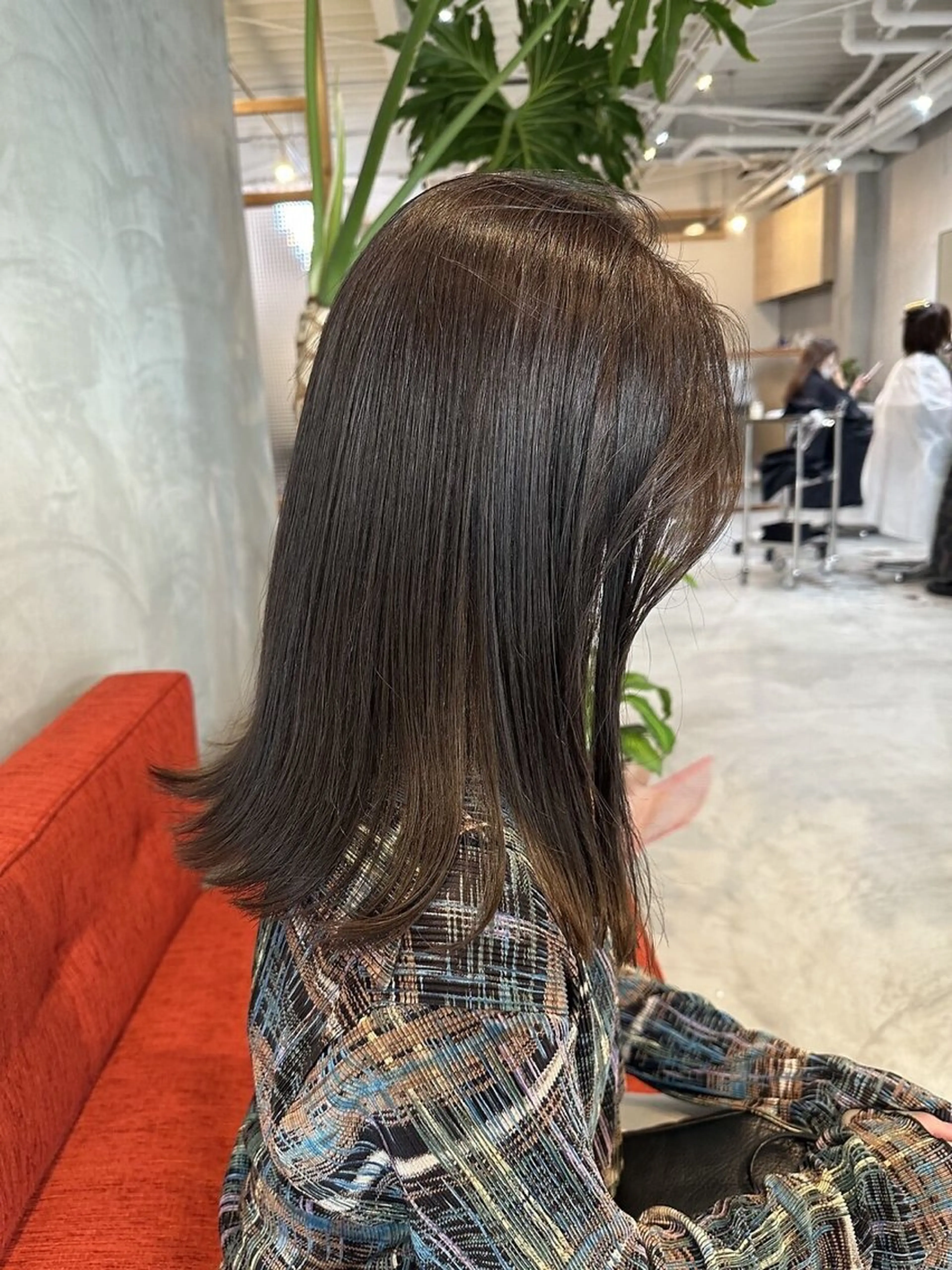 セミロング momo kgのヘアスタイル