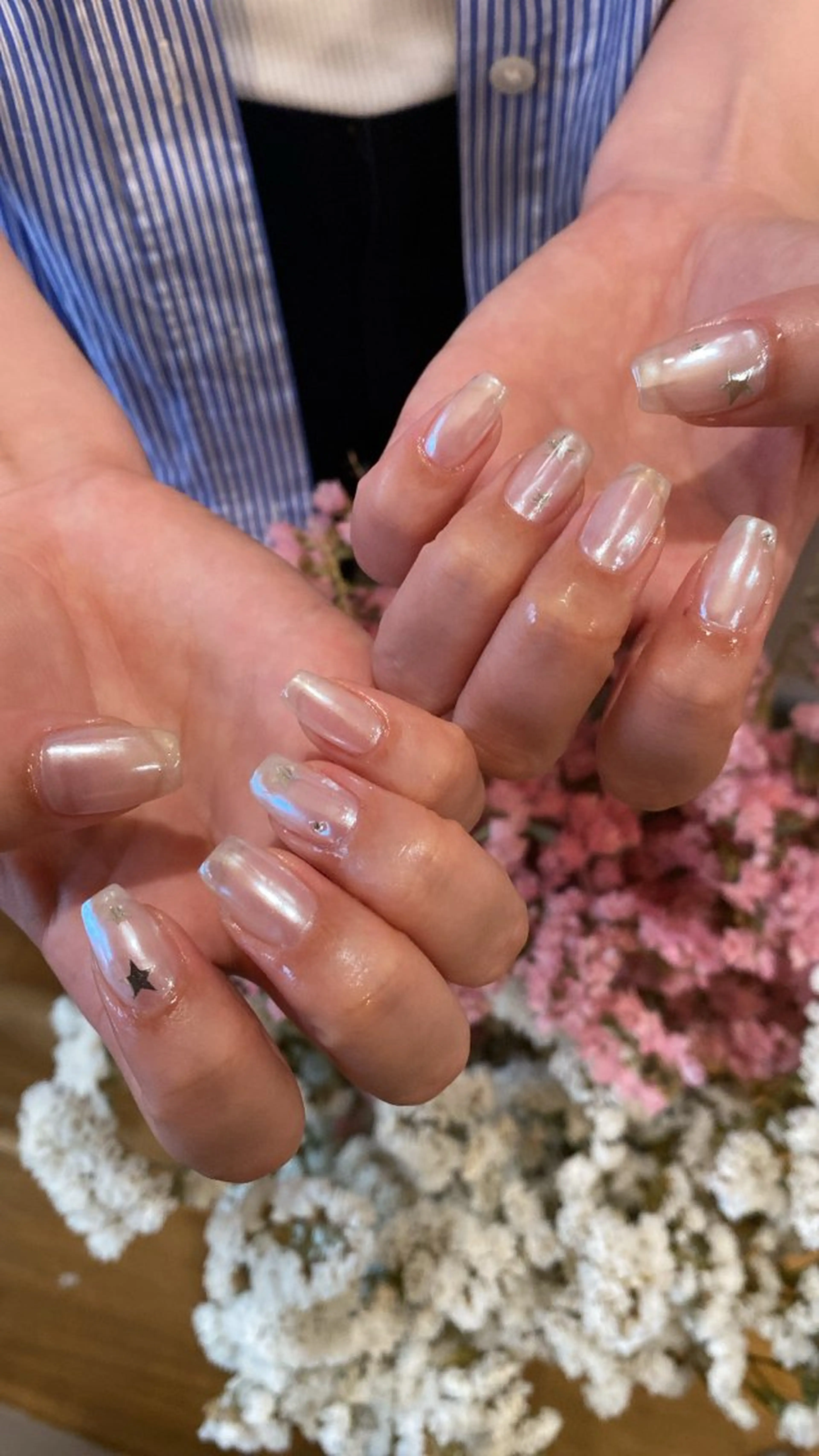 ネイル crystal ⭐︎ colorのネイルデザイン