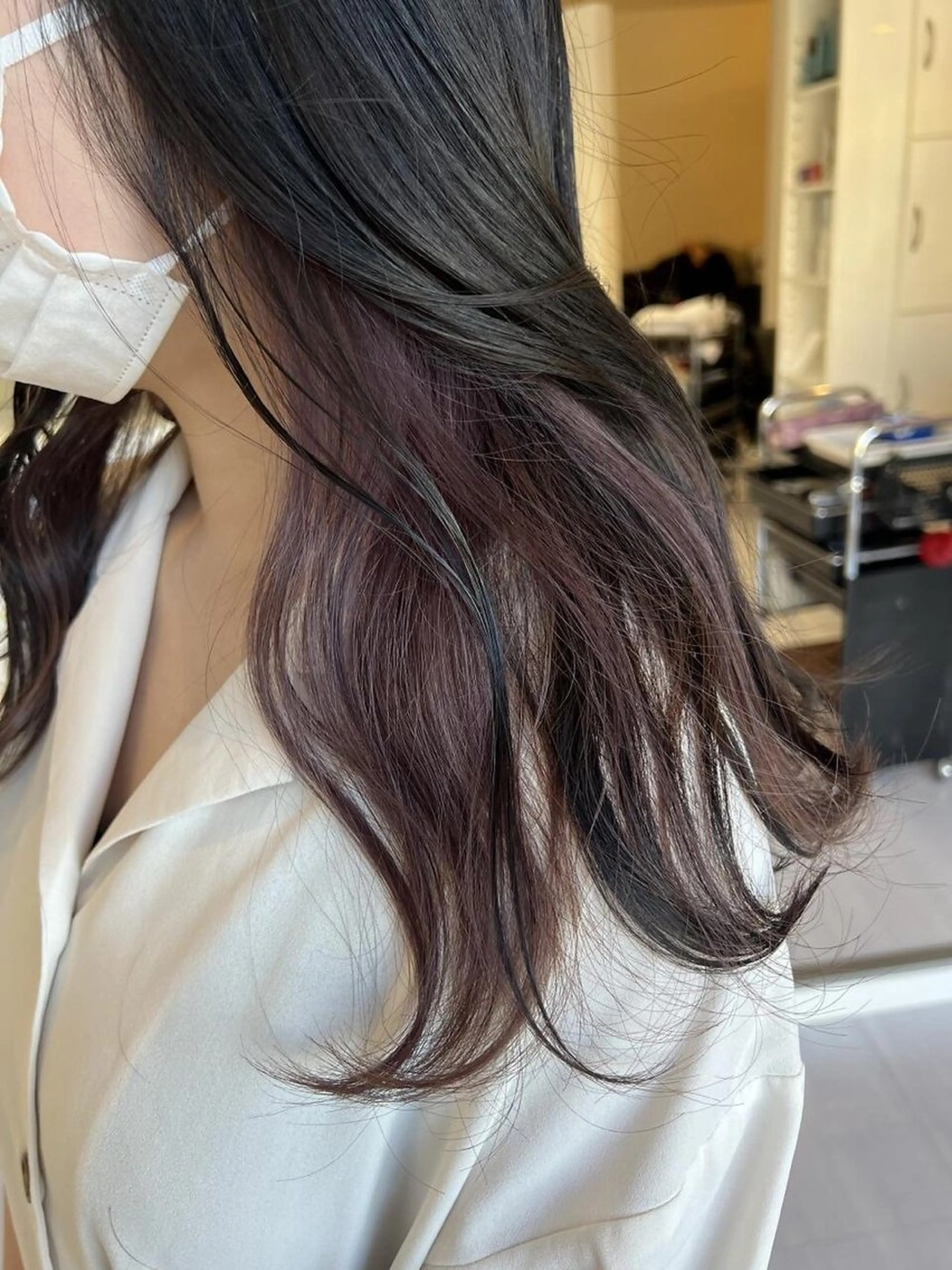 カラー 横山 香音のヘアスタイル