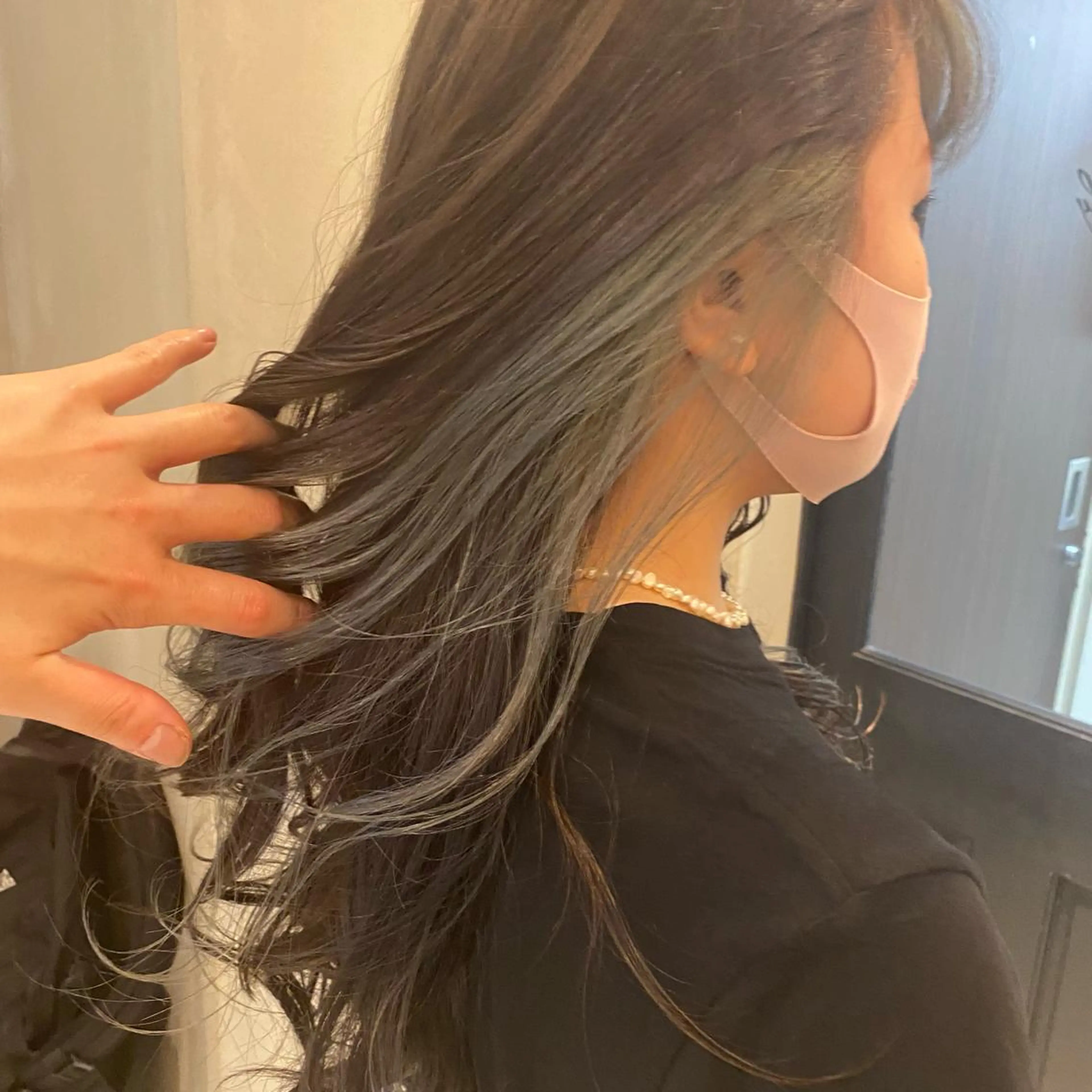 セミロング 顔周りcut・ご相談 ＝新宿しずく🇰🇷のヘアスタイル