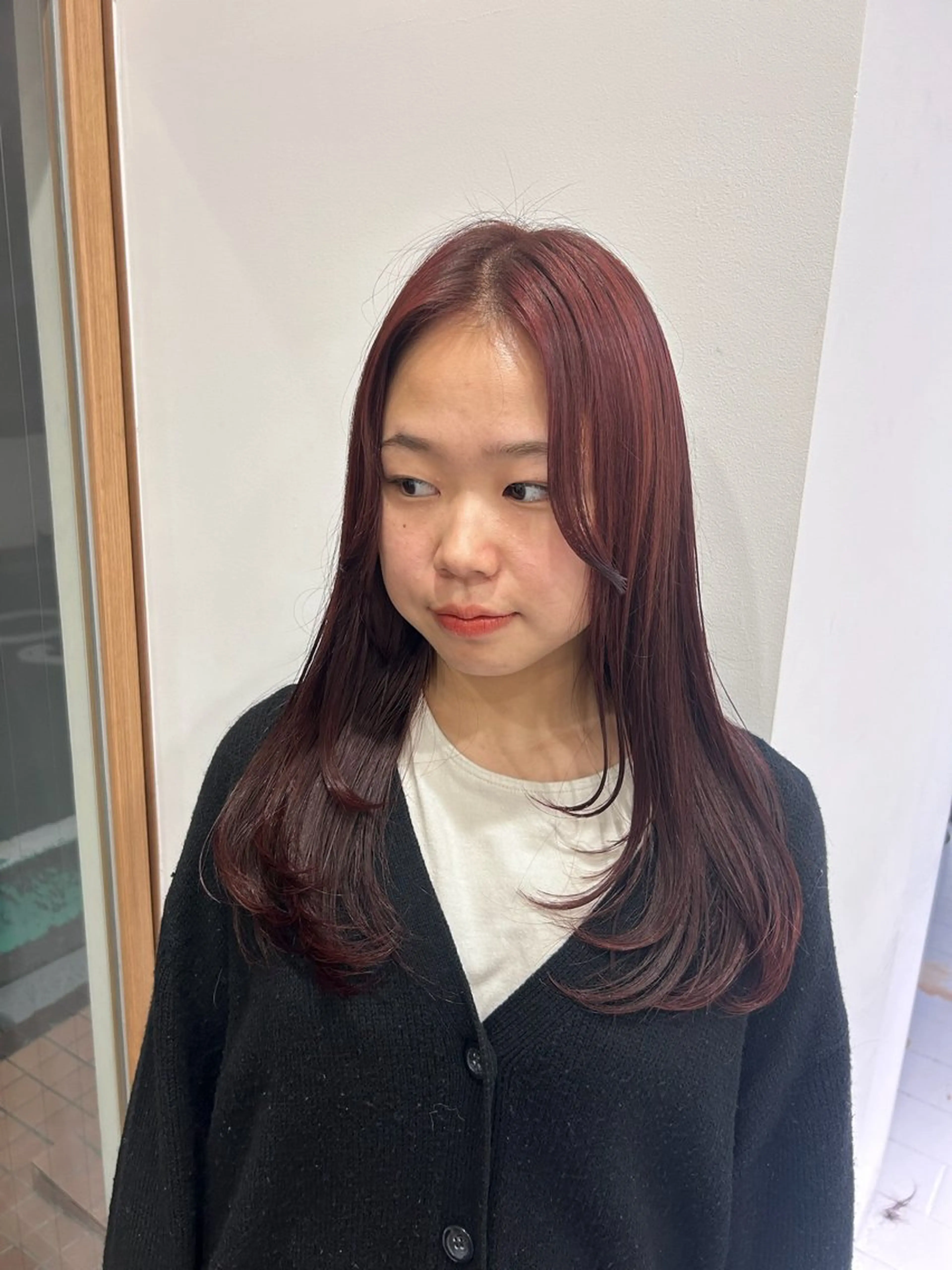 ロング カット ヘアカラー トリートメント レイヤーカット⛓ hina🩶のヘアスタイル