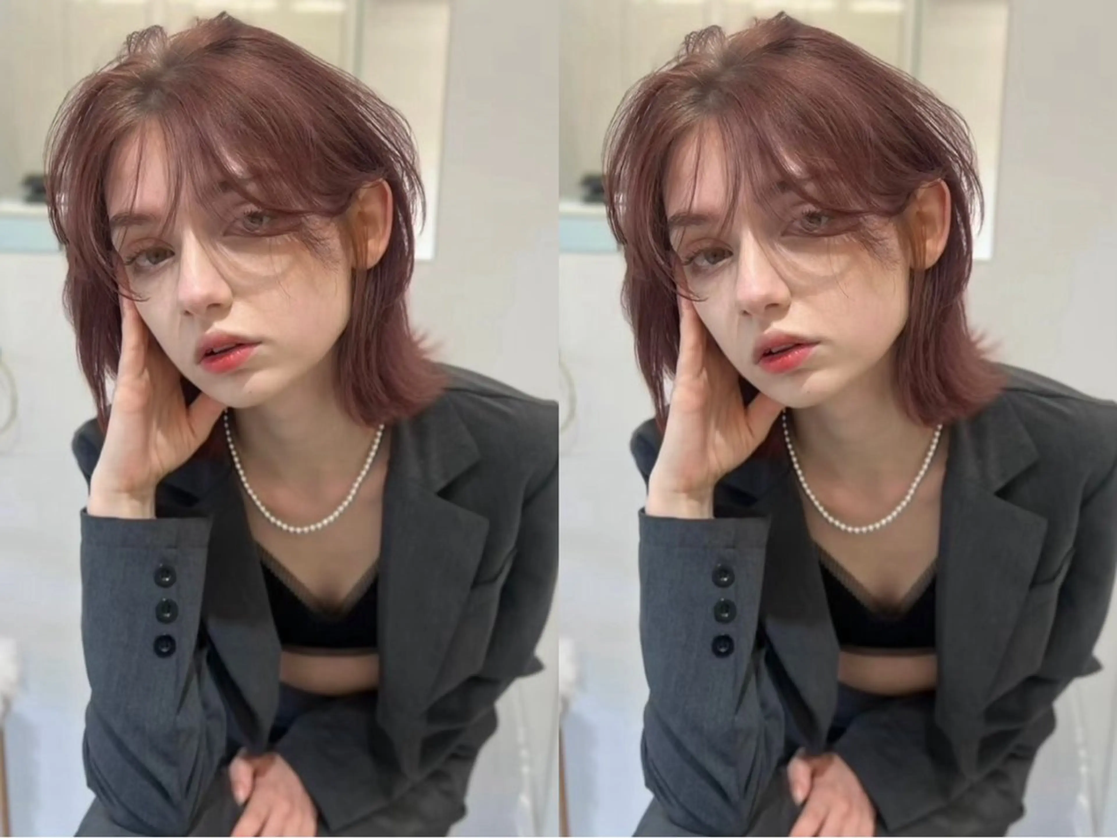 ミディアム ヘアカラー vain　渋谷【ヴェイン シブヤ】所属・透明感カラー / Rio👶🏻💞のヘアスタイル