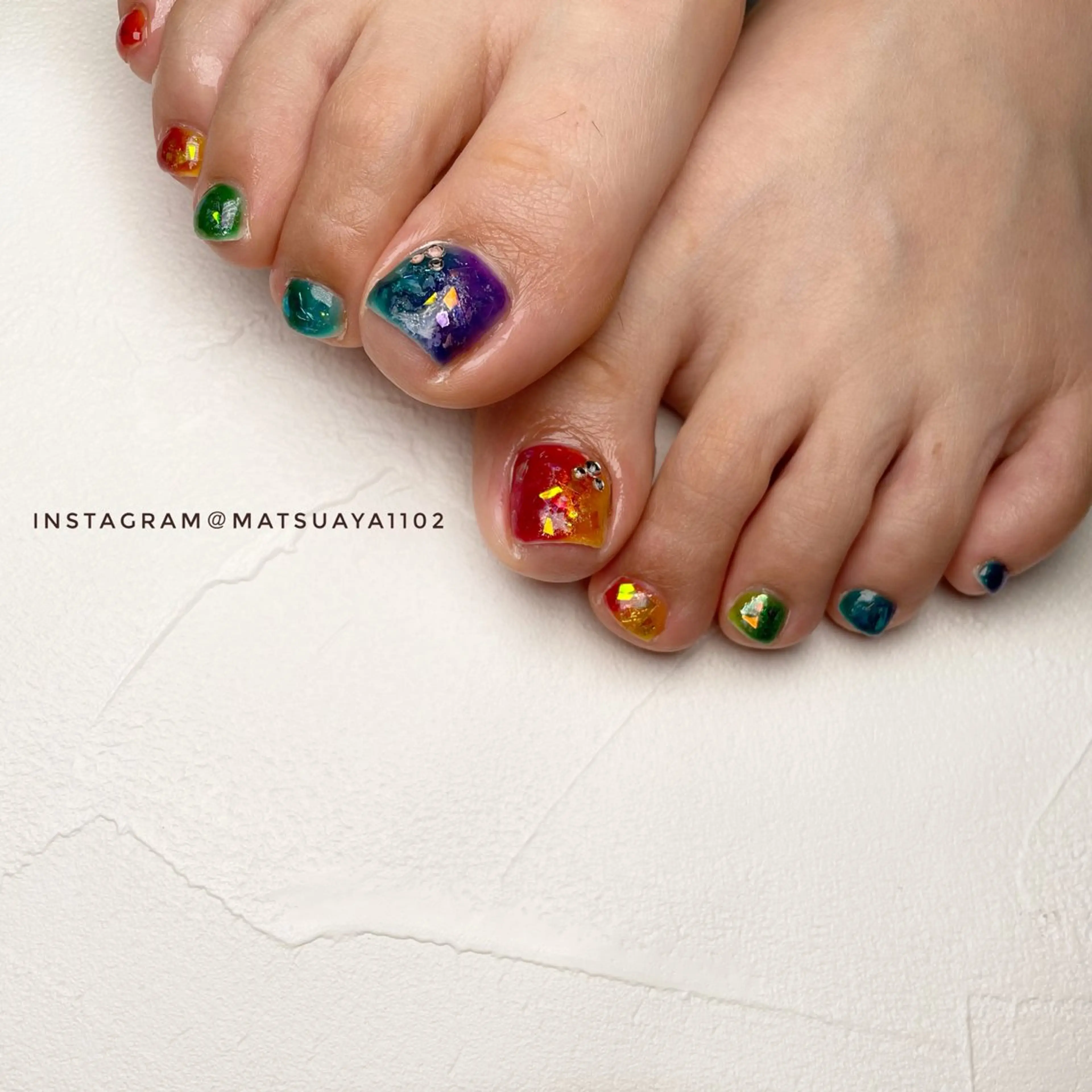 ネイル フットネイル 松下 史佳のネイルデザイン