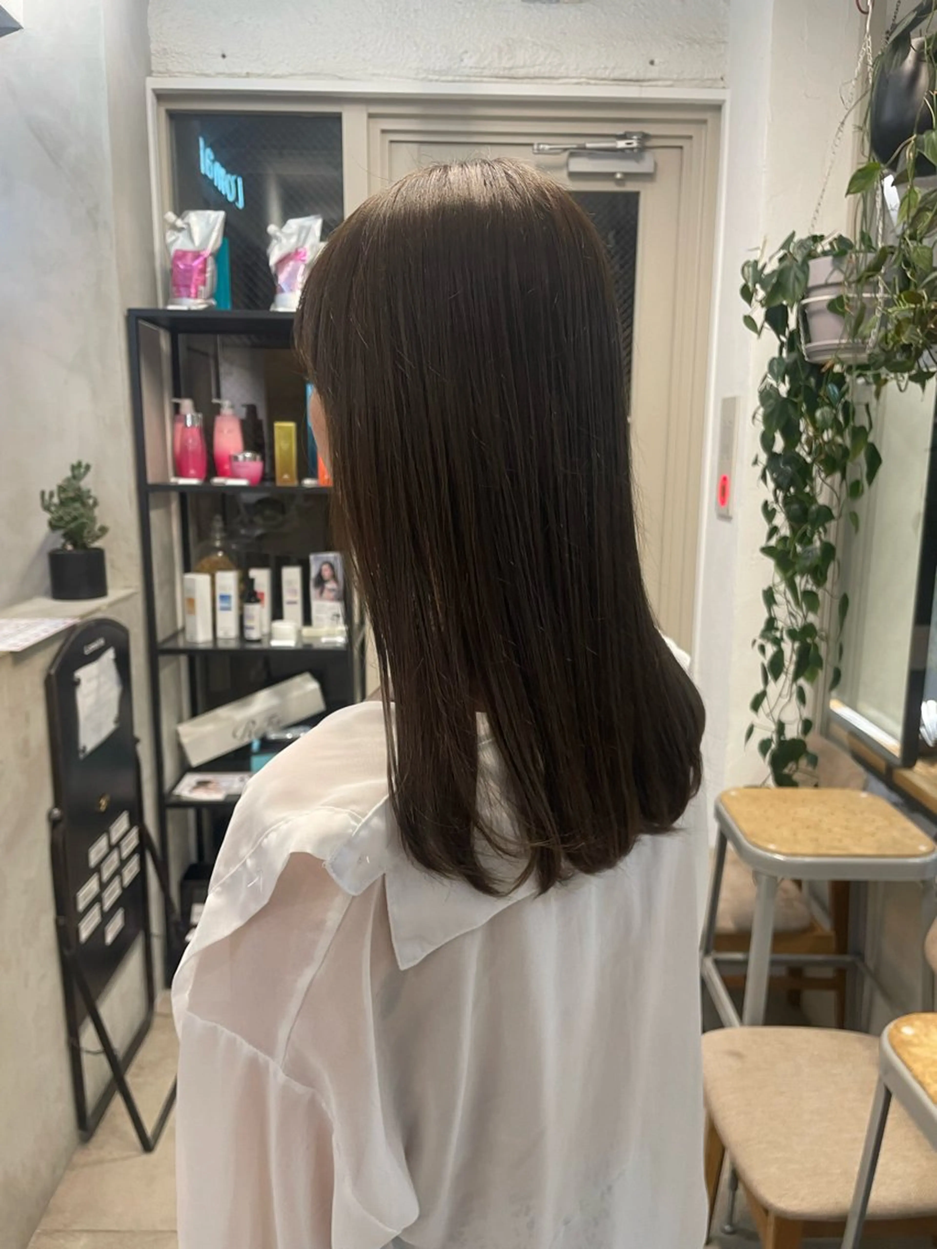 ミディアム カラー 透明感カラー 赤み消し×透明感 /🌙suwa🌙のヘアスタイル