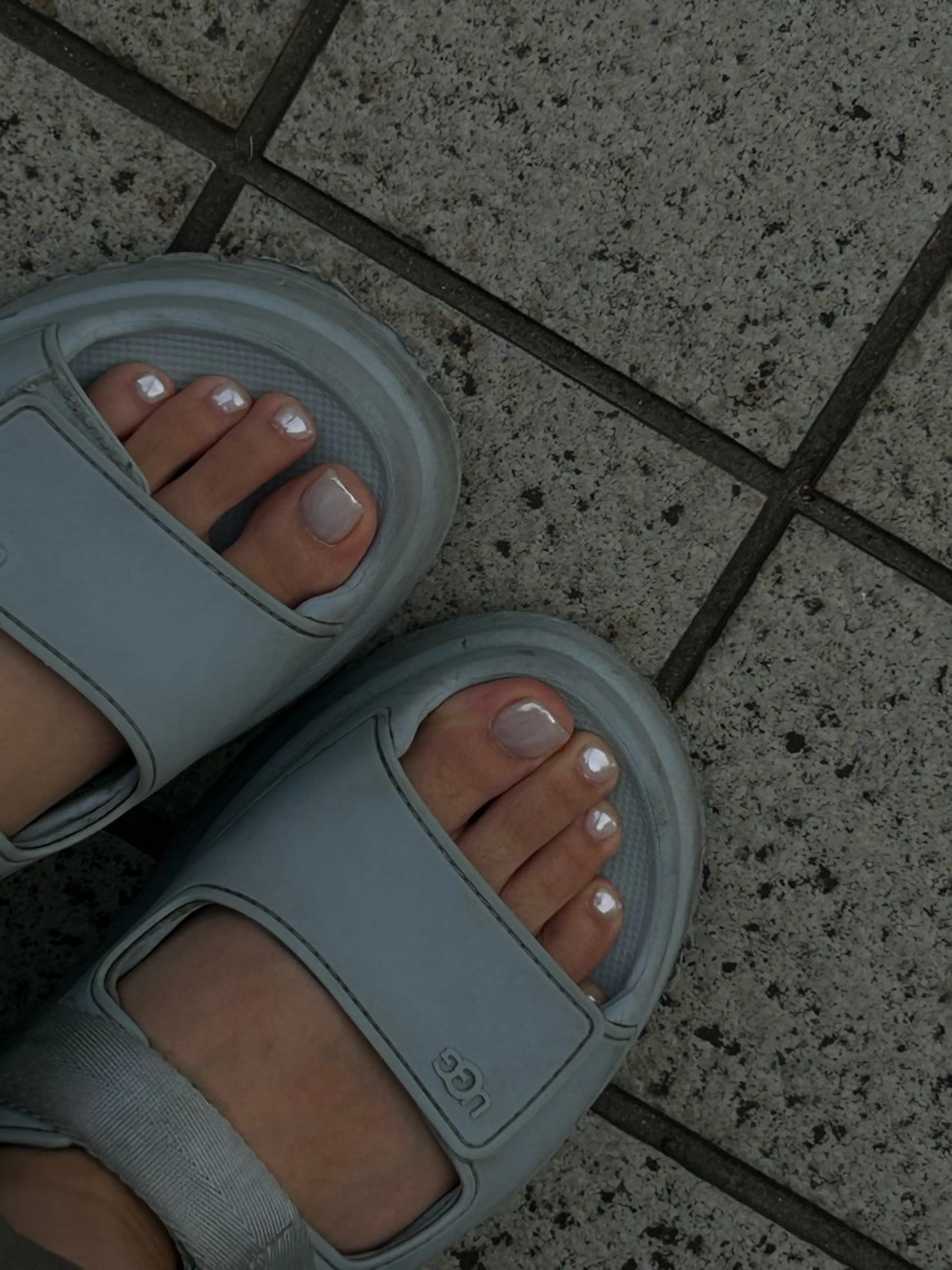 ネイル フットネイル ミラーネイル ワンカラーネイル nailmum jijiのネイルデザイン