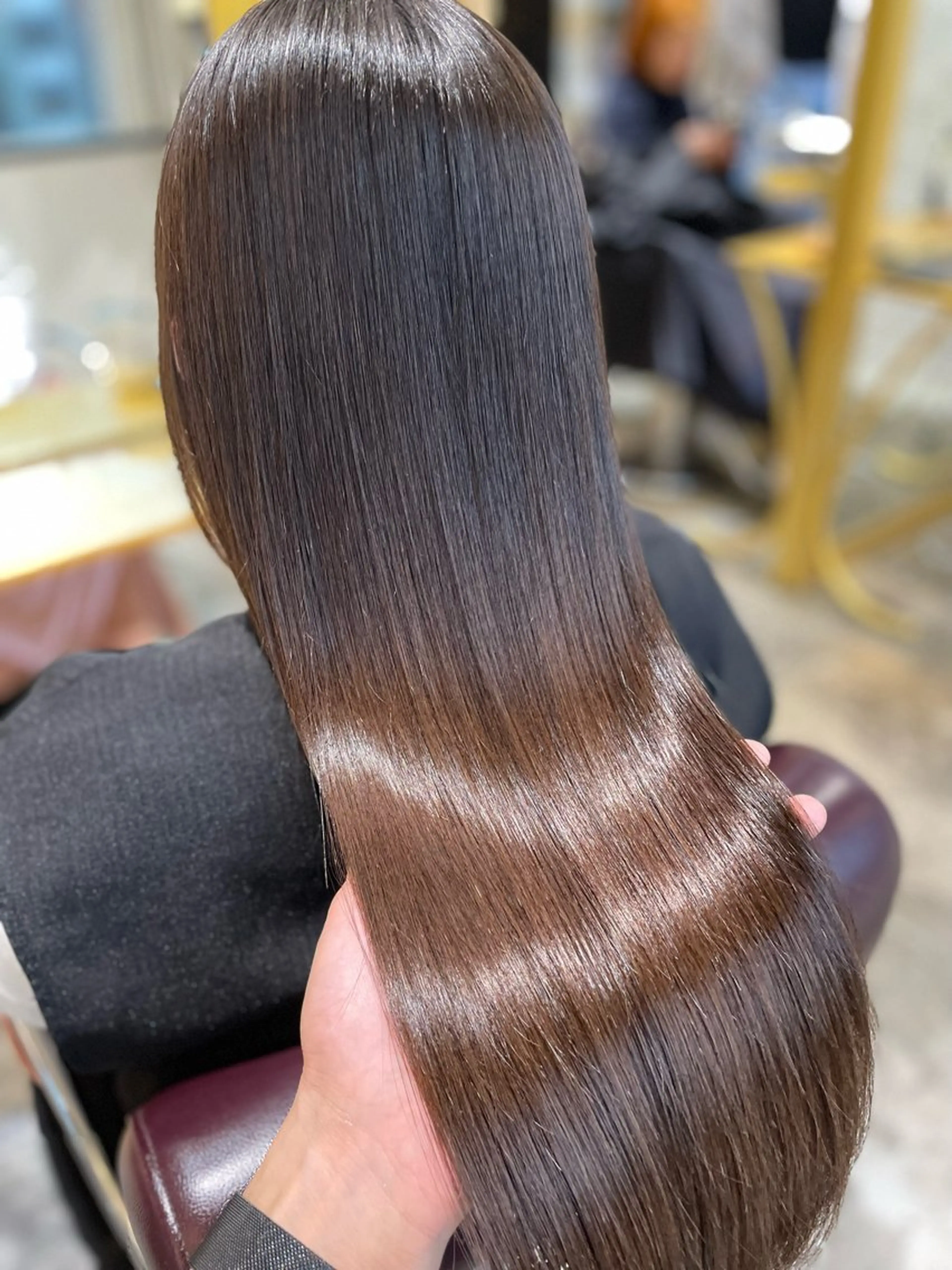 セミロング カラー カット ヘアカラー 縮毛矯正 トリートメント 心斎橋/縮毛矯正/ 髪質改善　吉見勇亮のヘアスタイル