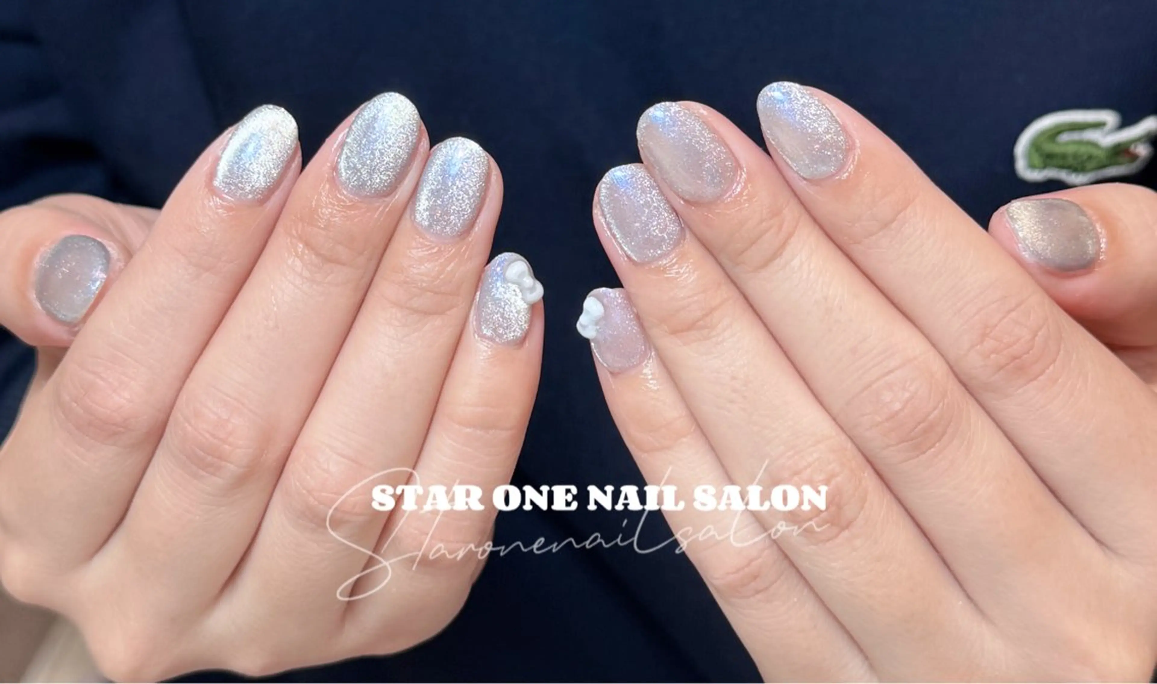 ネイル ハンドネイル 星 あみのネイルデザイン