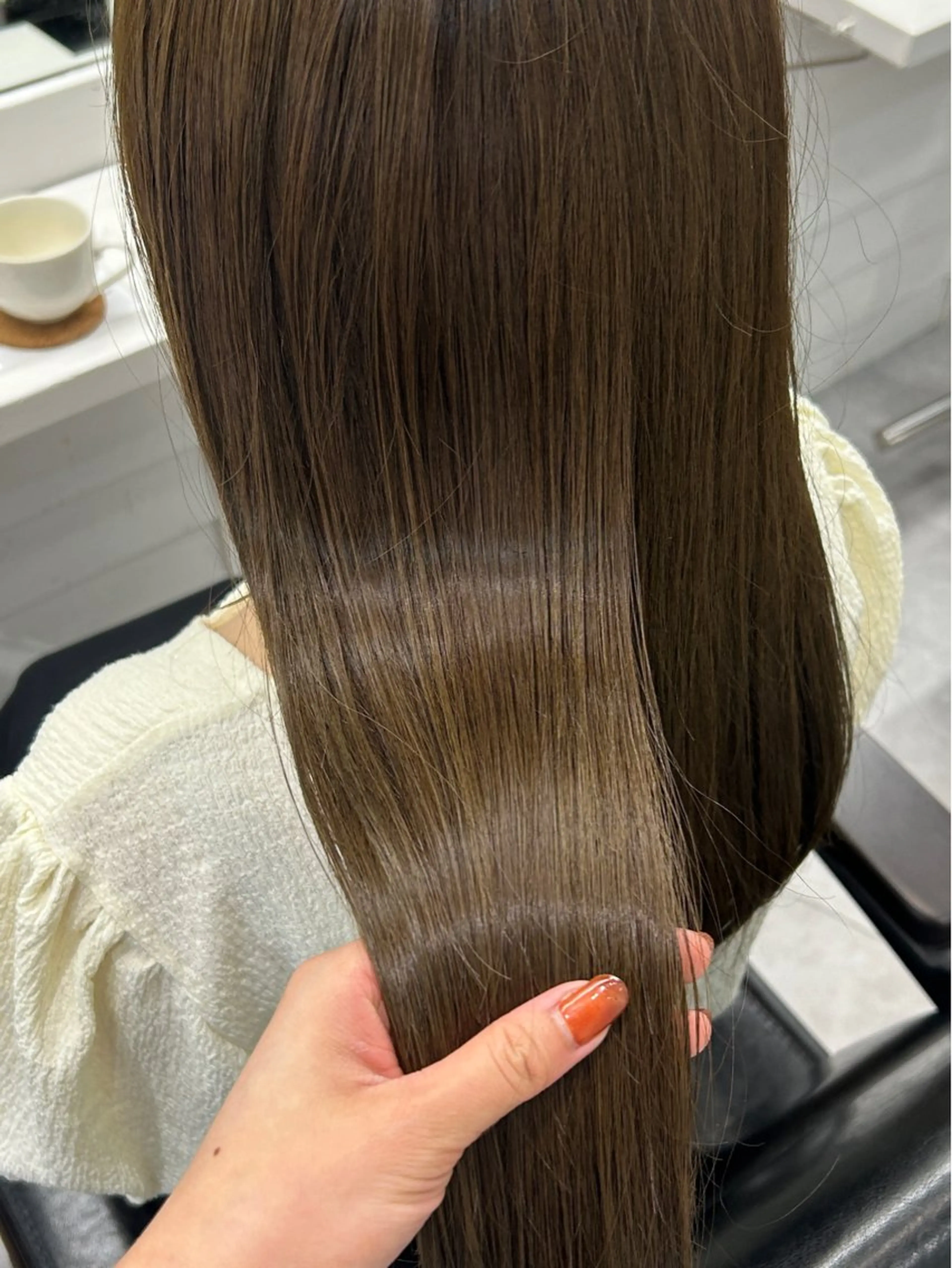 ロング カラー レイヤーボブ/ 艶カラー/サナ🌼のヘアスタイル