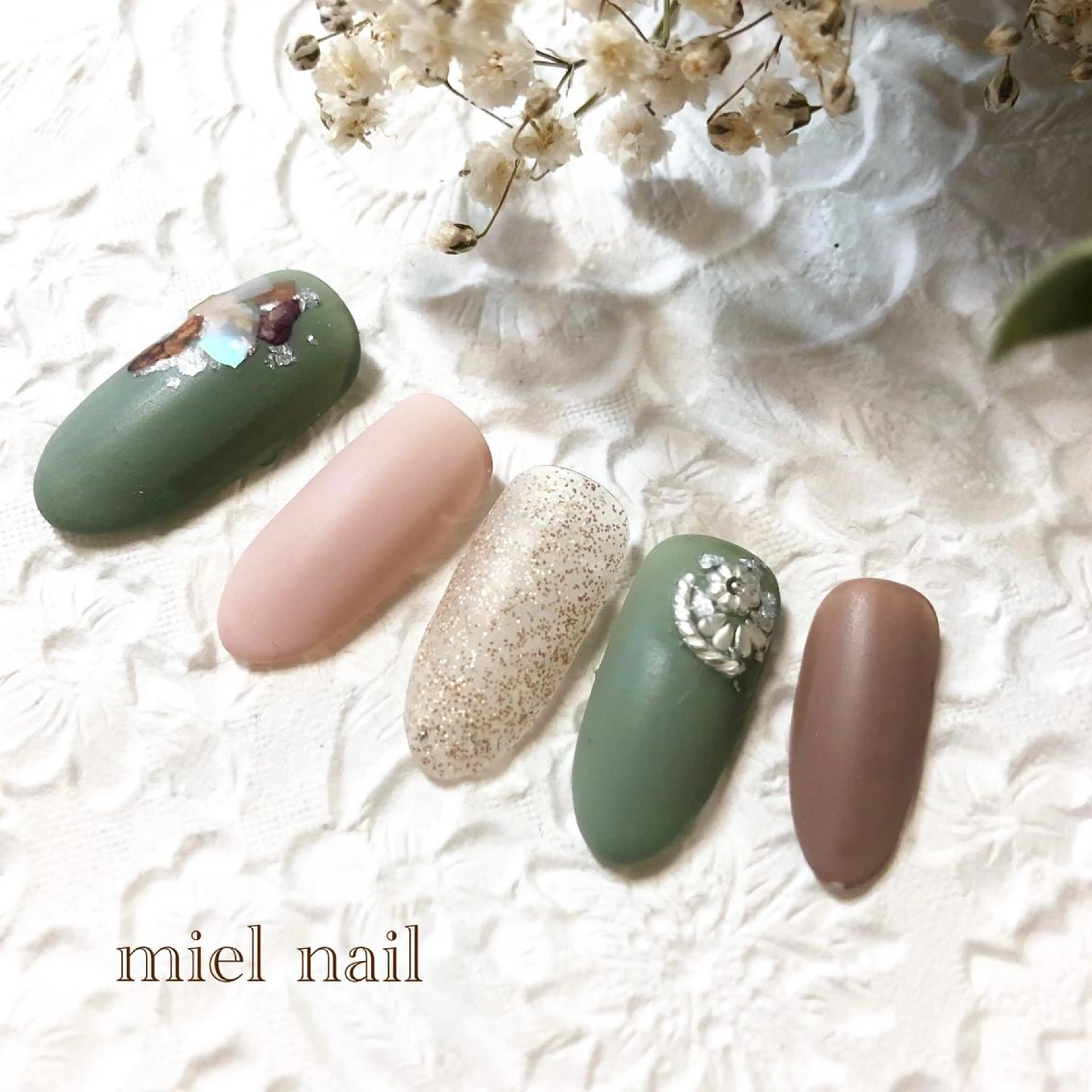 ネイル ハンドネイル miel nailのネイルデザイン
