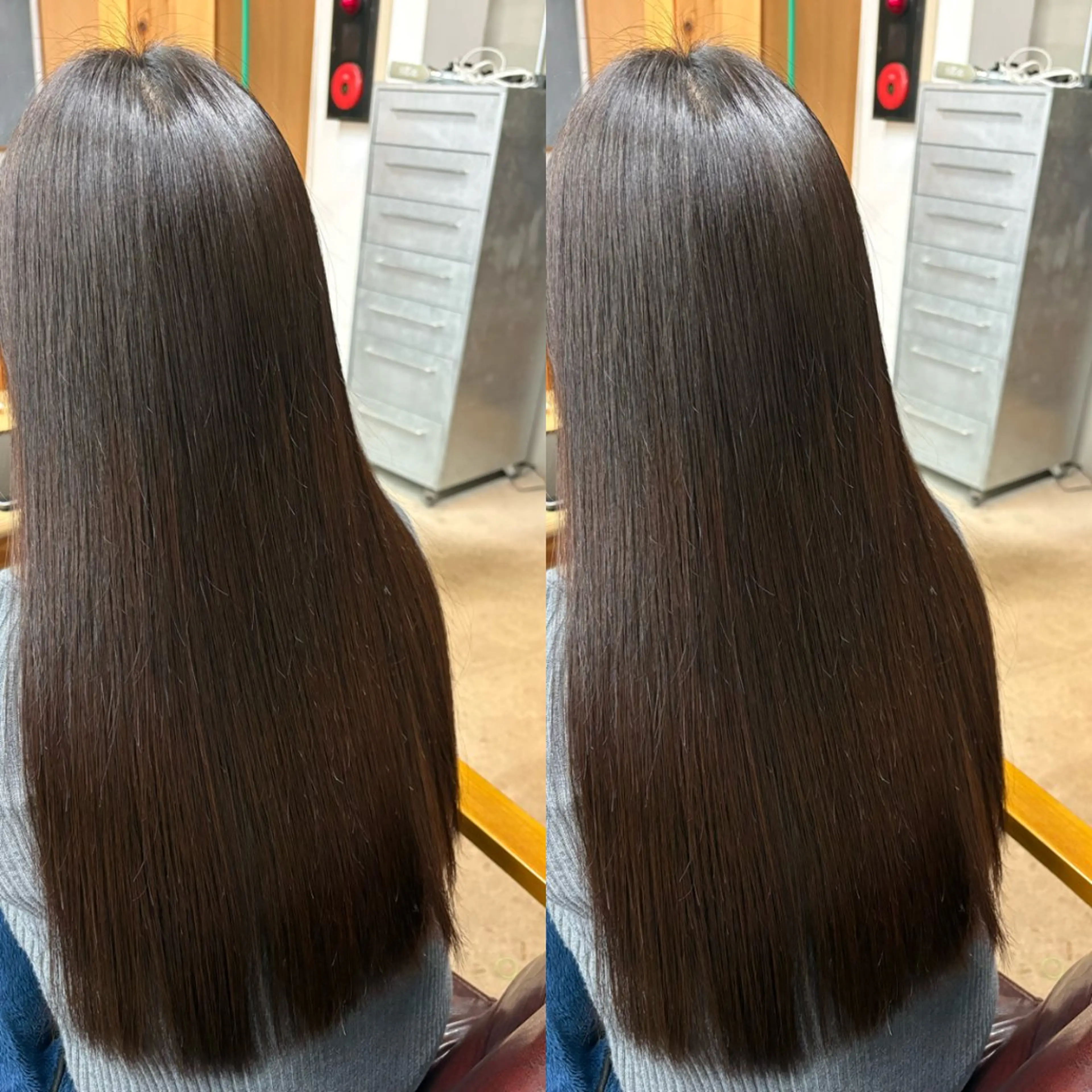 ✨ 乾かすだけでまとまる美髪矯正＋内部補修TR✨の写真