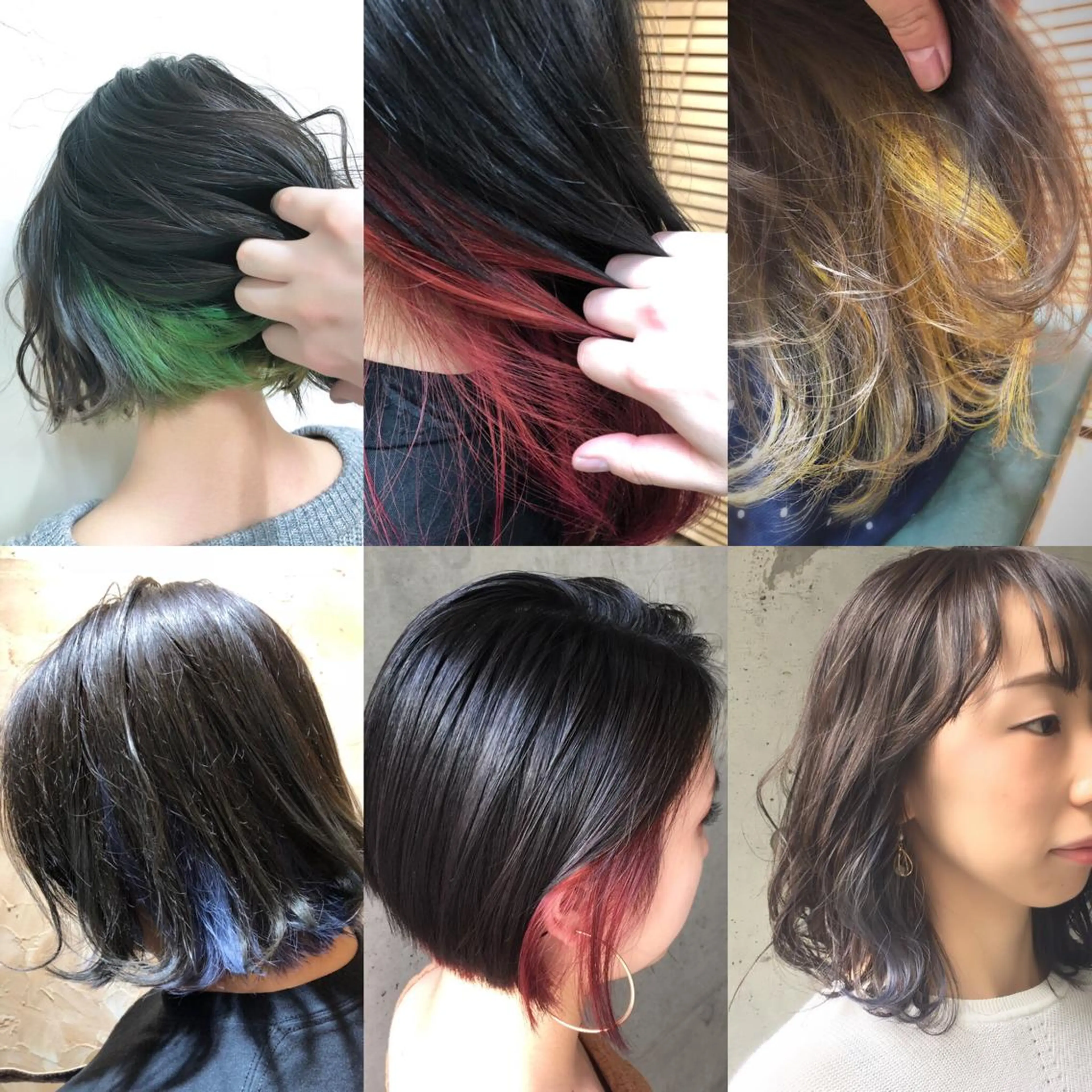 ミディアム カラー インナーカラー 髪質改善/レイヤー ストウシンゴのヘアスタイル