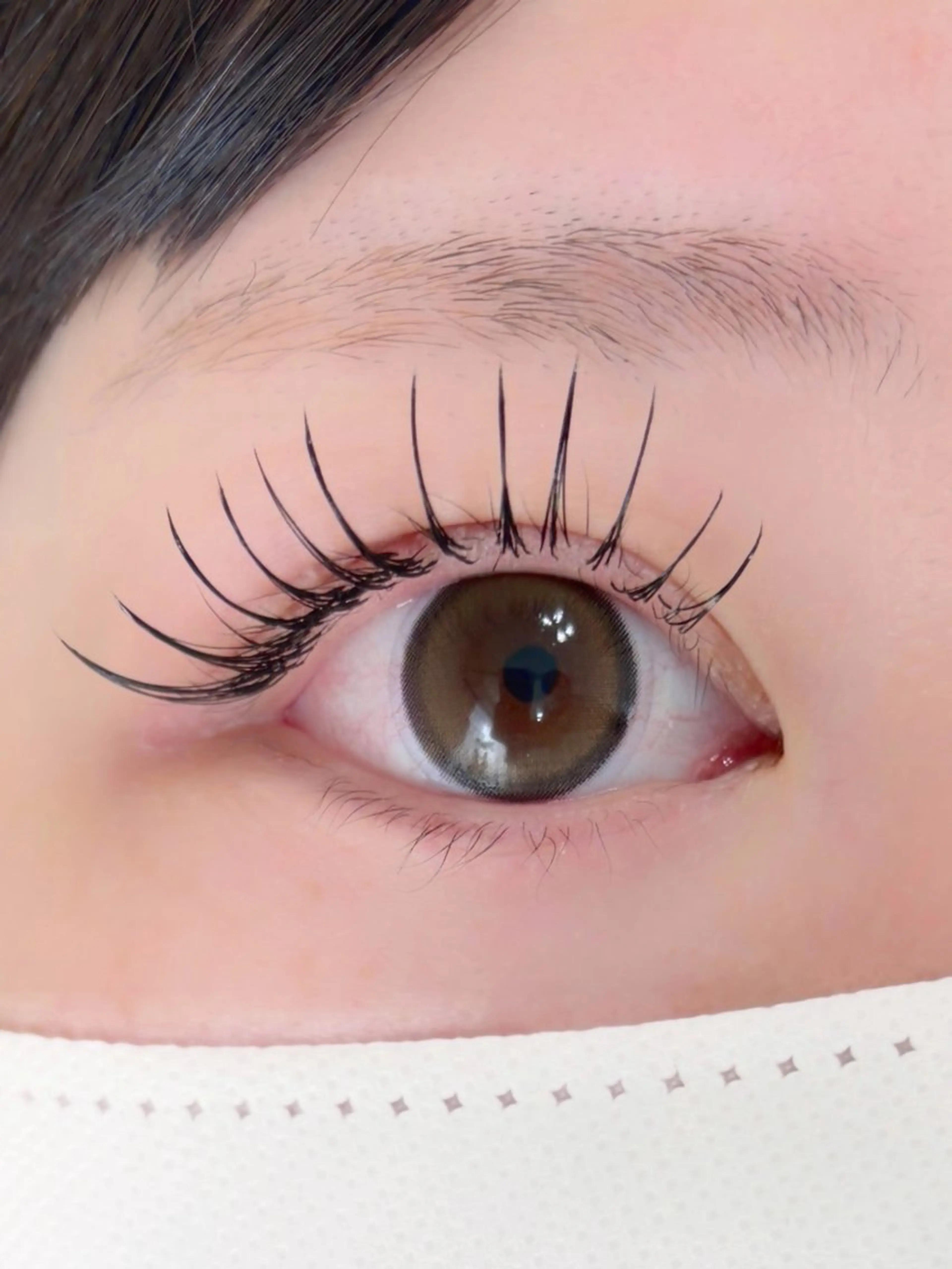 4月来店限定(U24学割👩‍🎓)フラットラッシュ100本.他店オフ込(LED不可)※マツパ残り無い方.リペア不可の写真