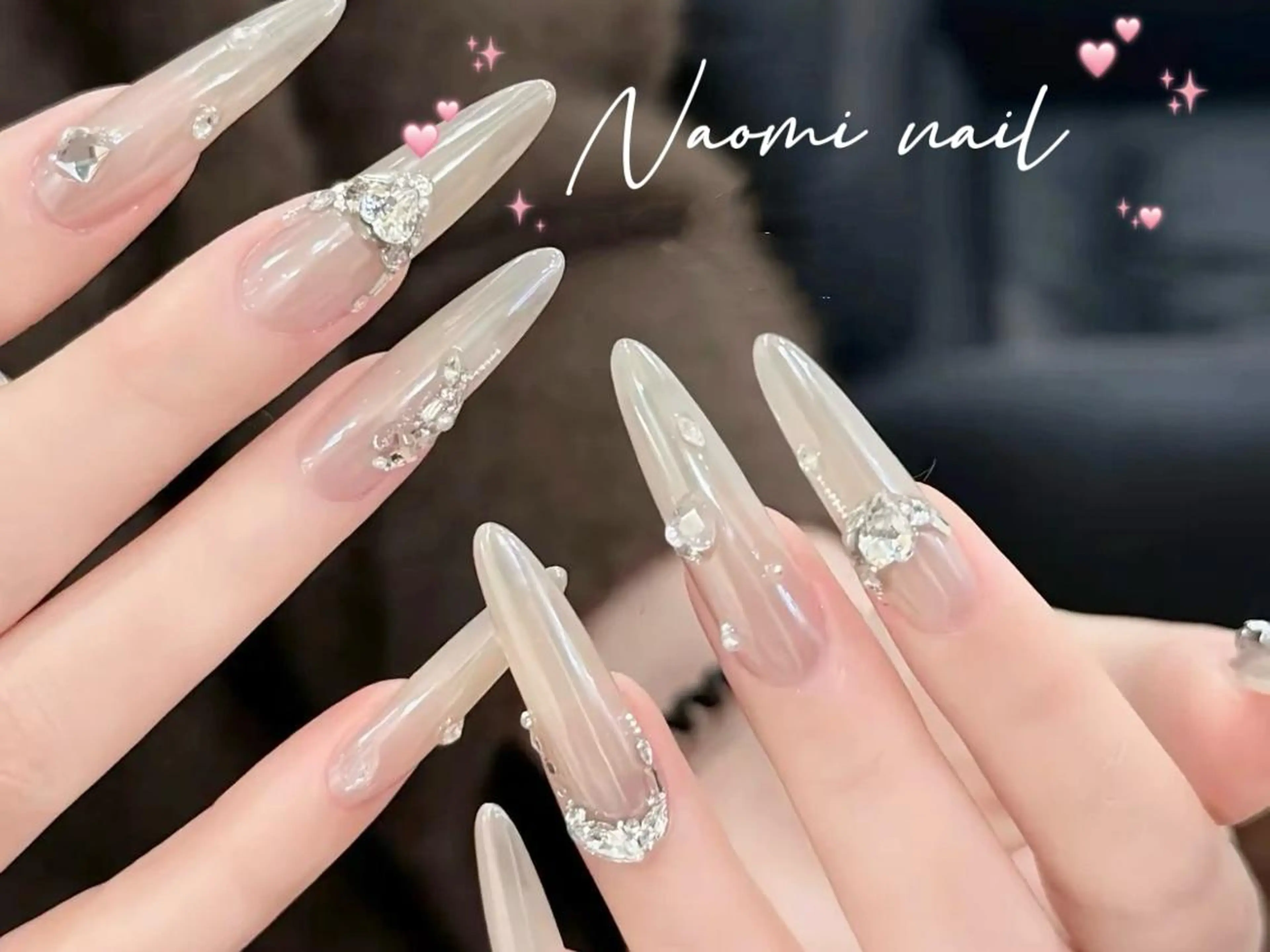 ネイル オーロラネイル チークネイル 長さ出し フットネイル フレンチネイル Pretty nailのネイルデザイン