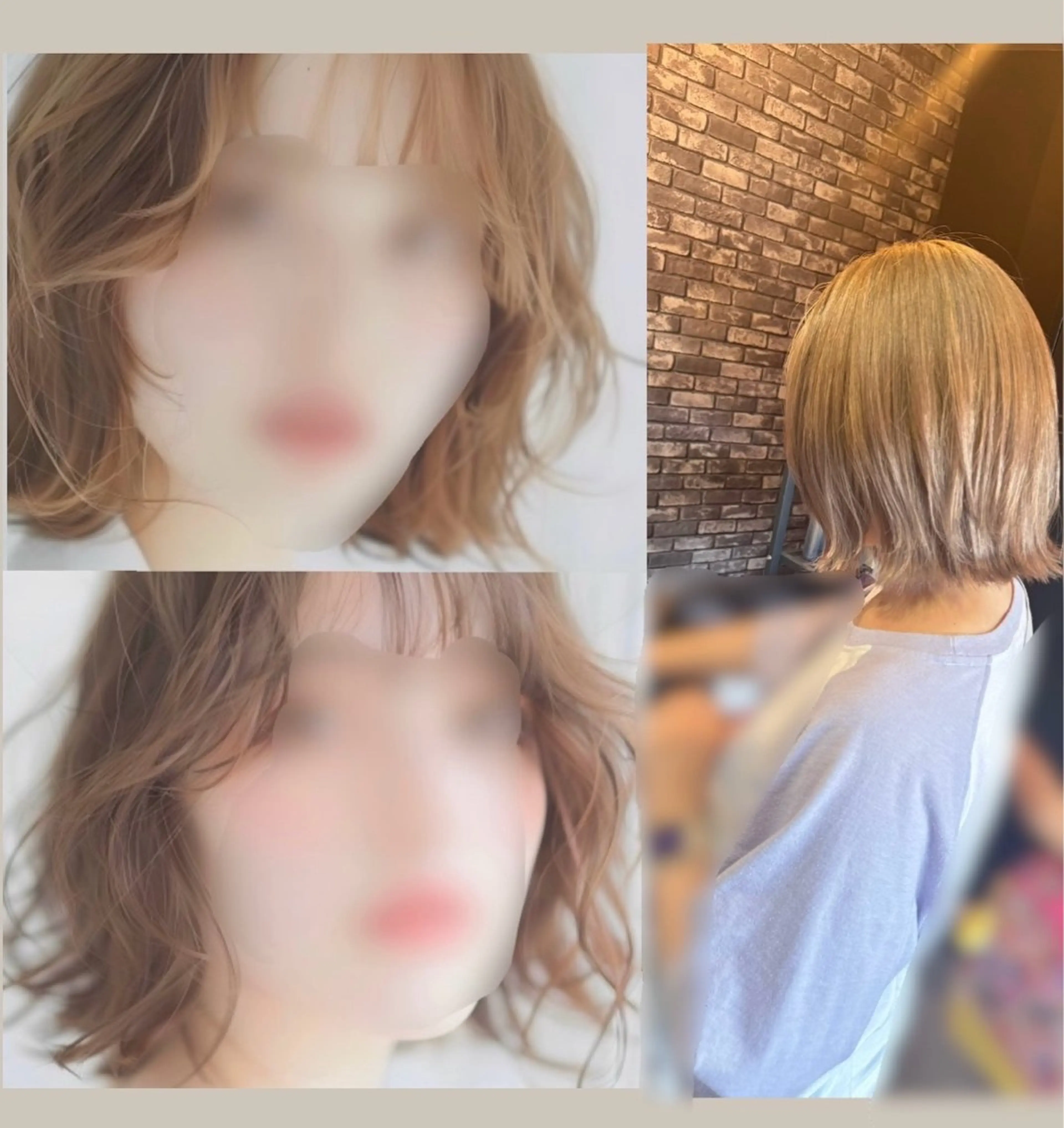 カラー ブリーチ 透明感カラー デザインカラー 🏆美髪矯正/ハイト ーン🪽erinaのヘアスタイル