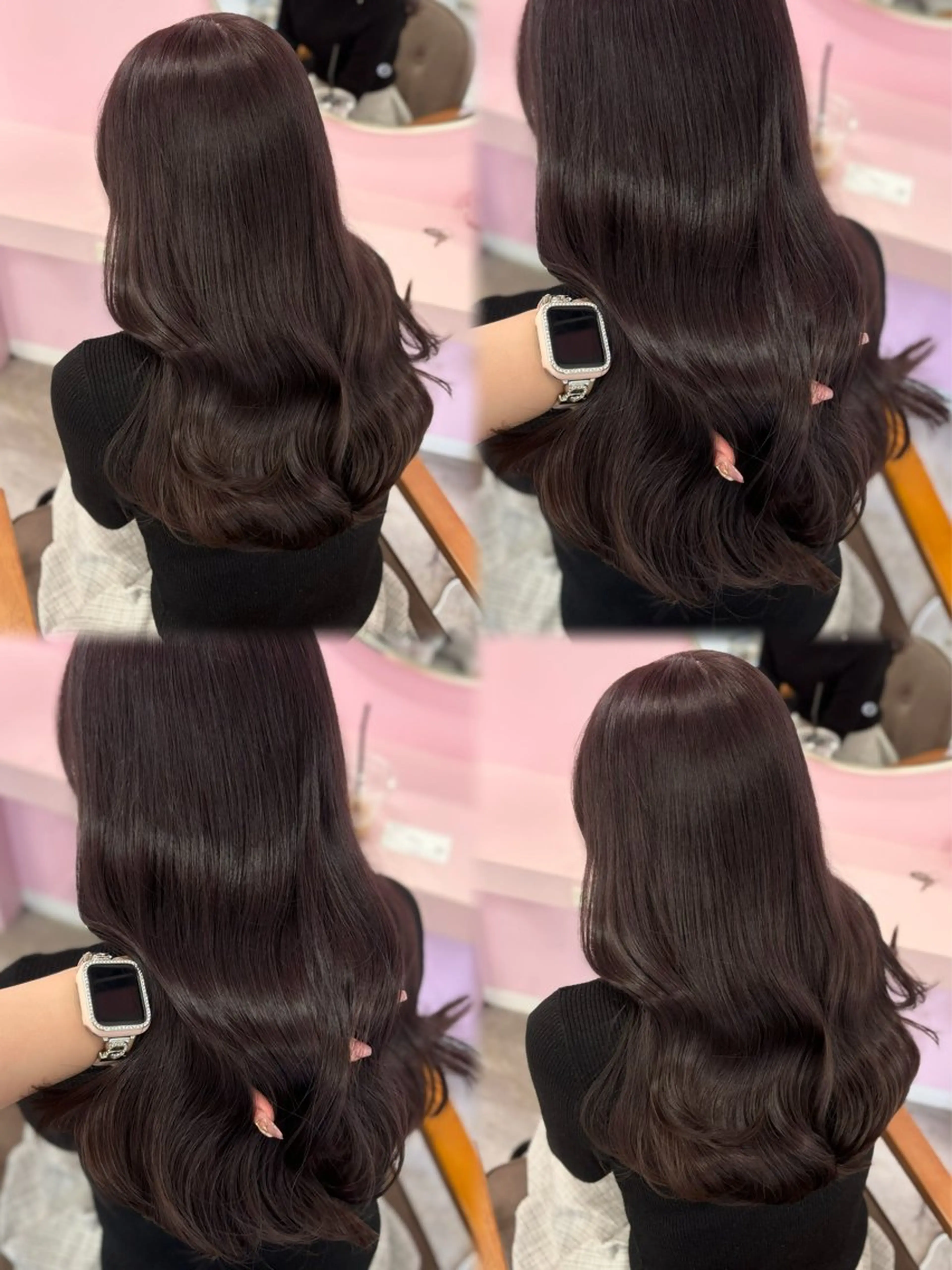 ロング カラー ラベンダーカラー ヘアカラー トリートメント 𝑴𝒊𝒌𝒖💝 透明感モテカラーのヘアスタイル