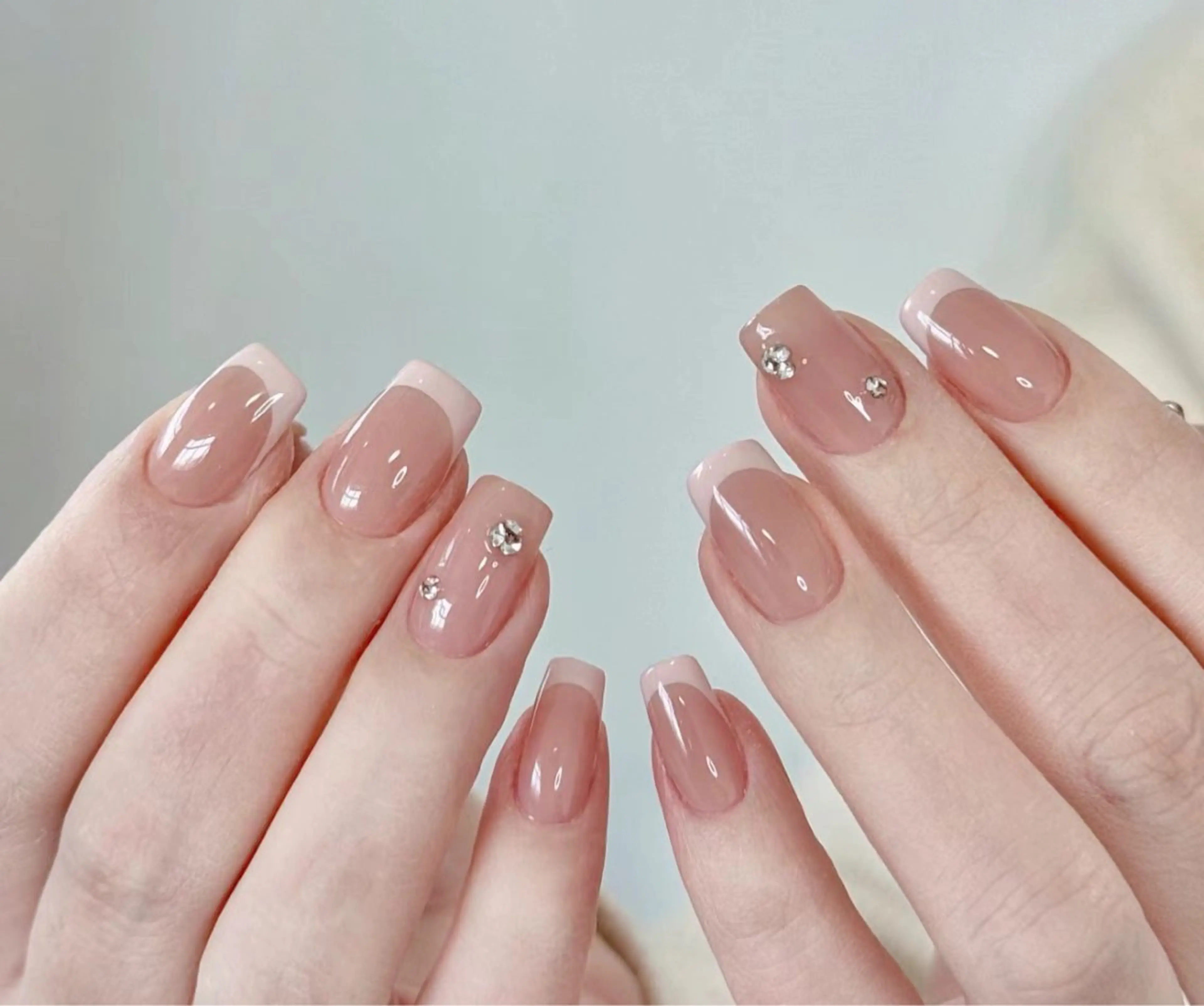 ネイル ハンドネイル M🌷nail 長さだし専門店のネイルデザイン