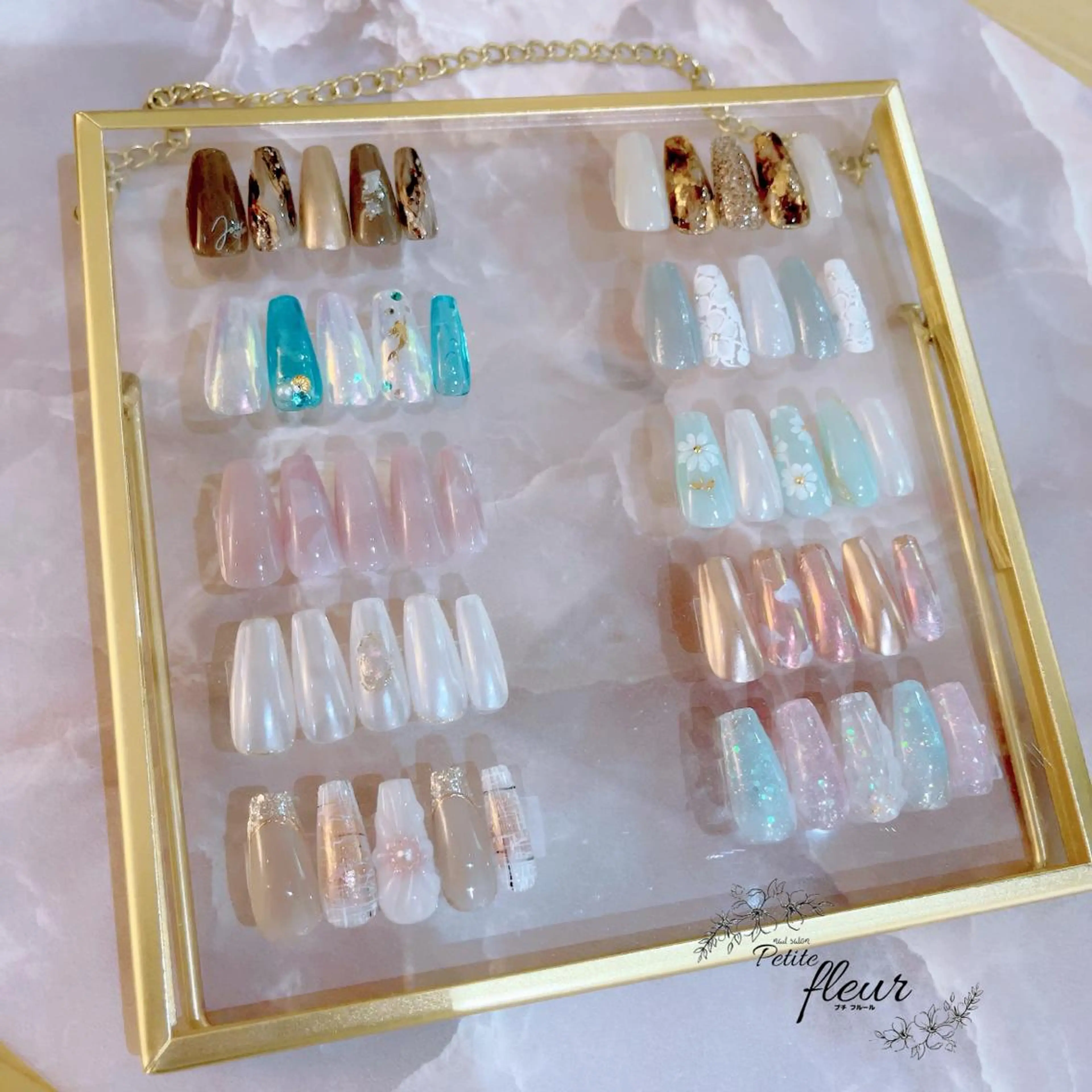 ネイル ❁⃘*。Petite fleur❁⃘*りさのネイルデザイン