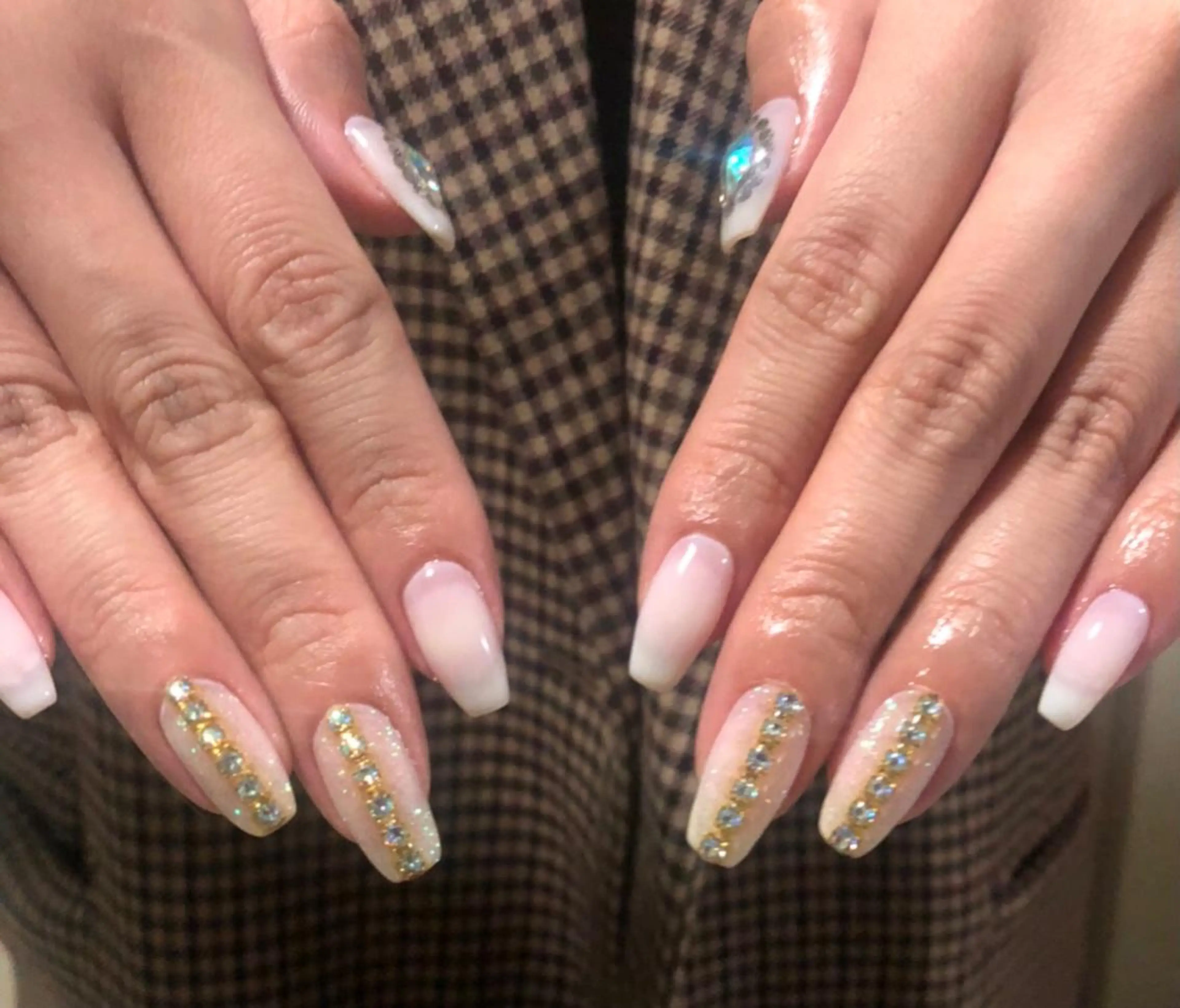 ネイル 韓国ネイル パラあり！フィルイン 美フォルムのネイルデザイン