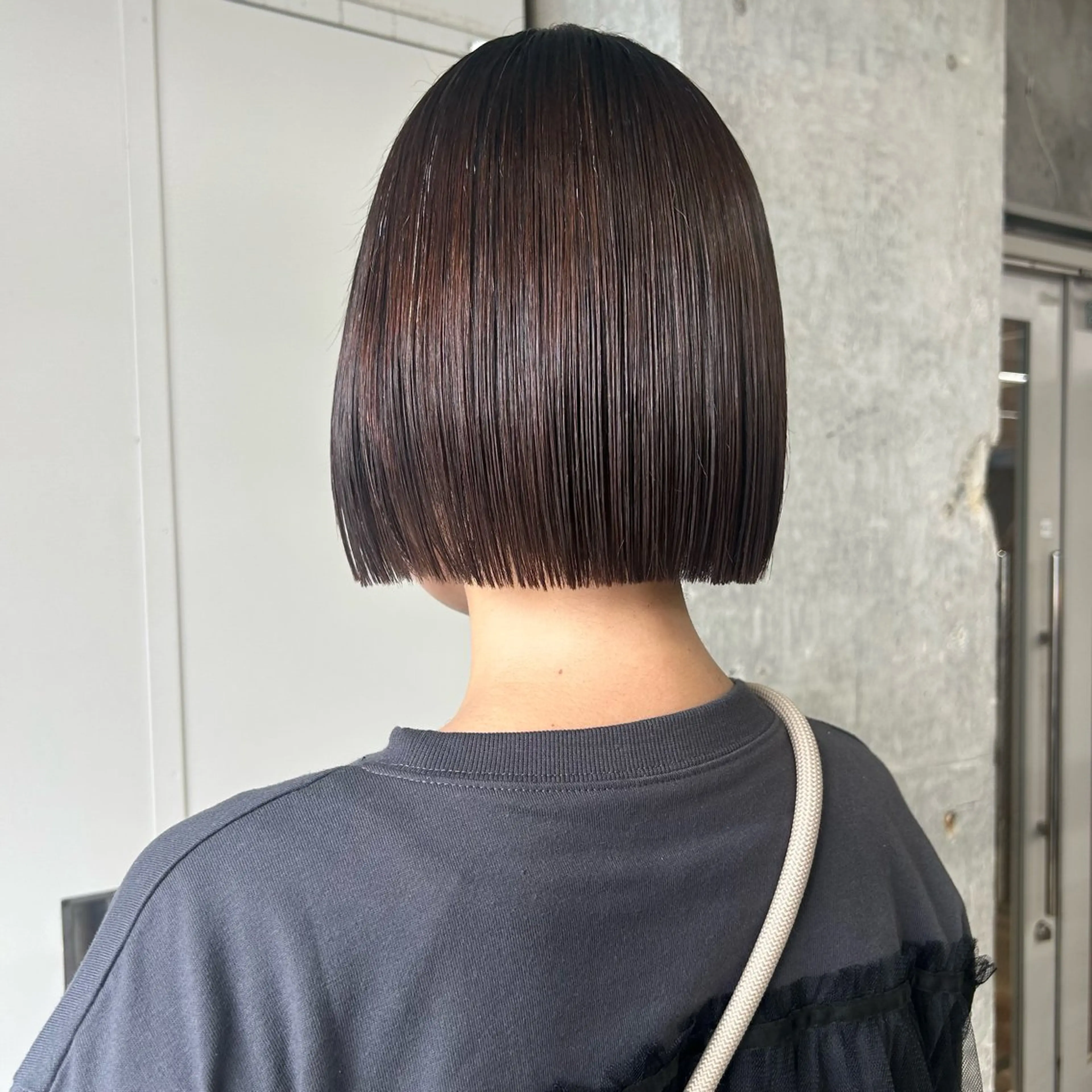 ミディアム 縮毛矯正 伊藤ほのか/パーマ /酸性ストレートのヘアスタイル