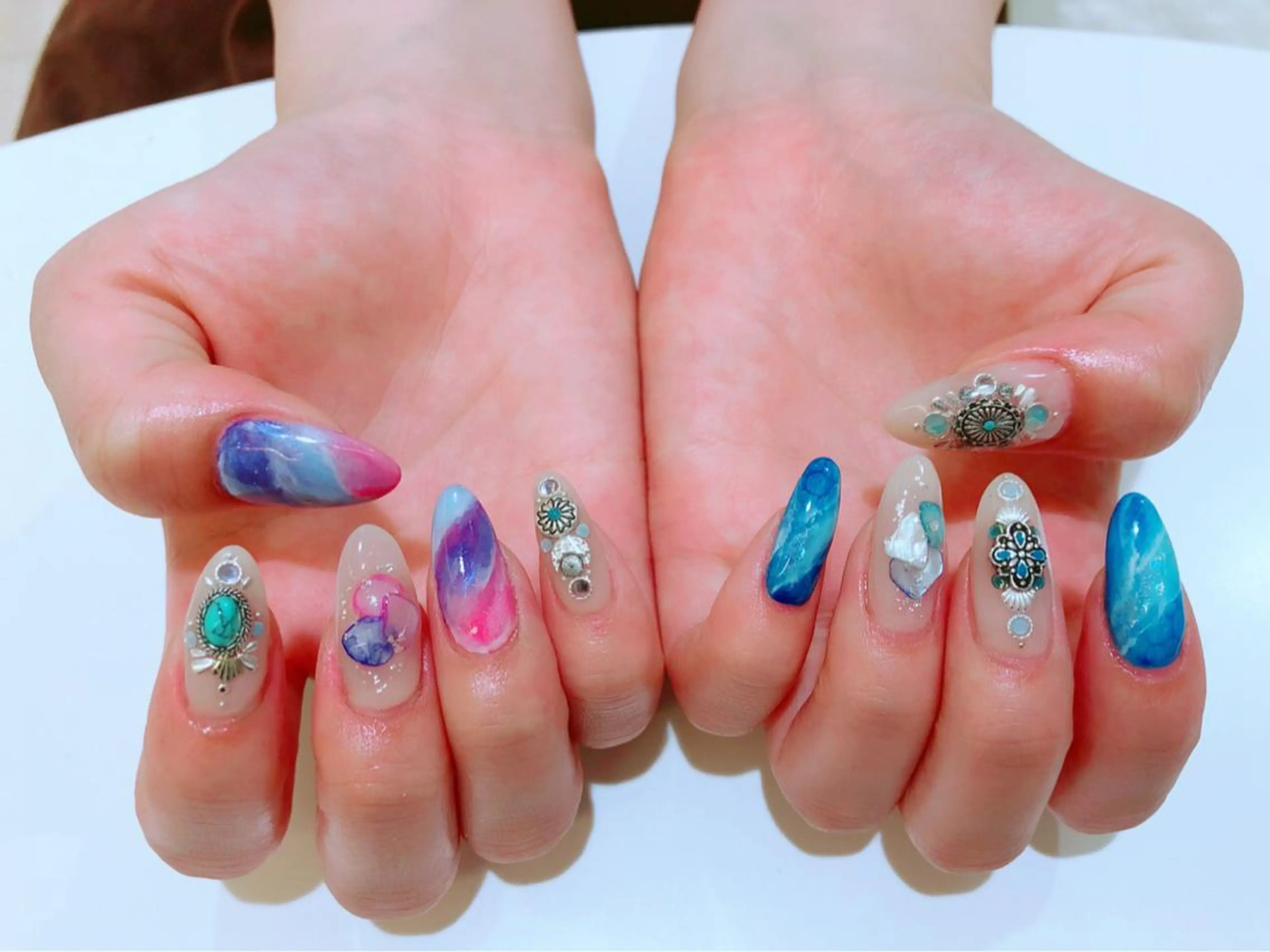 メンズ キッズ ネイル マツエク・マツパ a:Qネイル /久米川のネイルデザイン