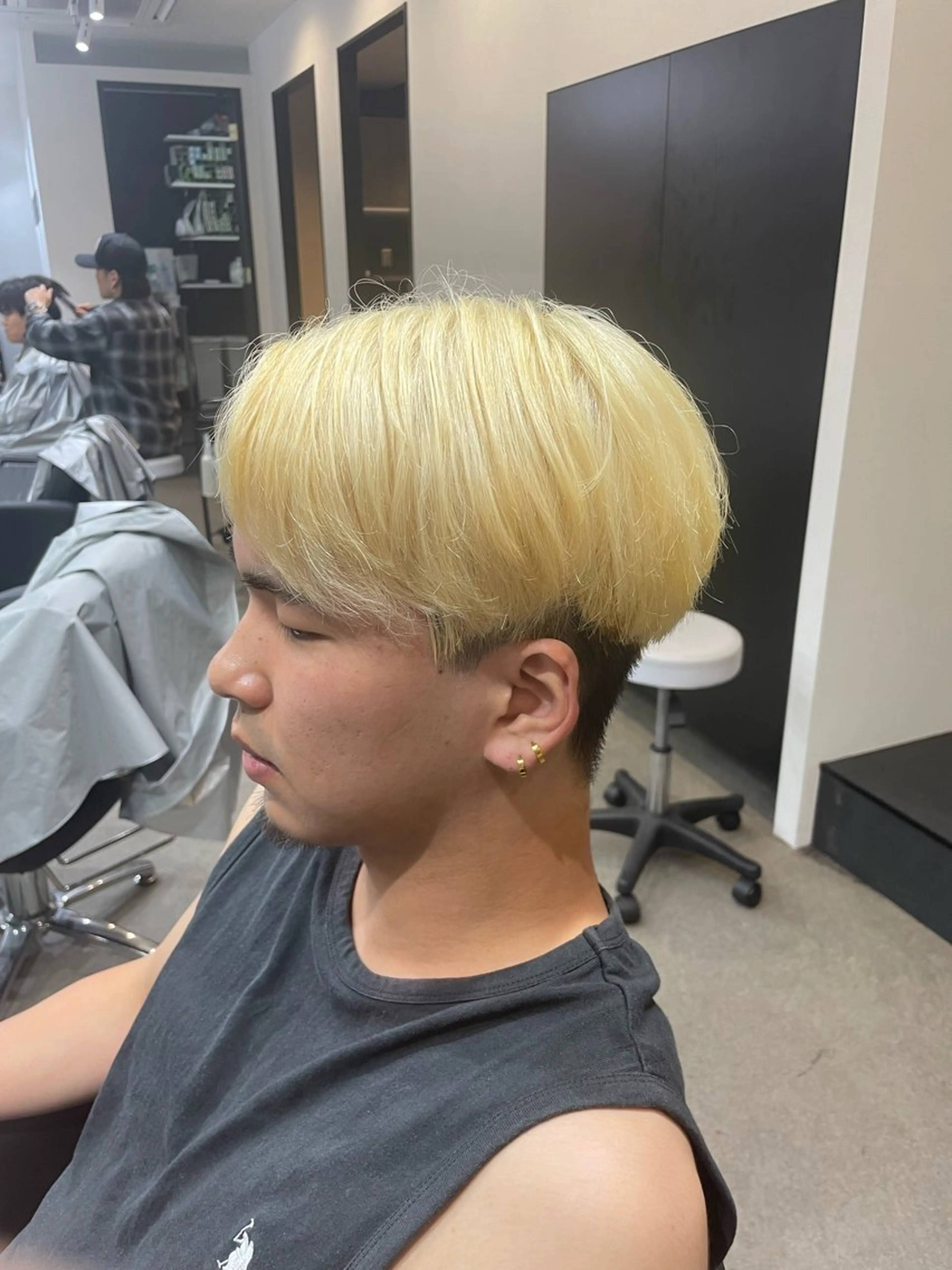 カラー メンズ 杉浦  穏 BLEACHi 安城のヘアスタイル