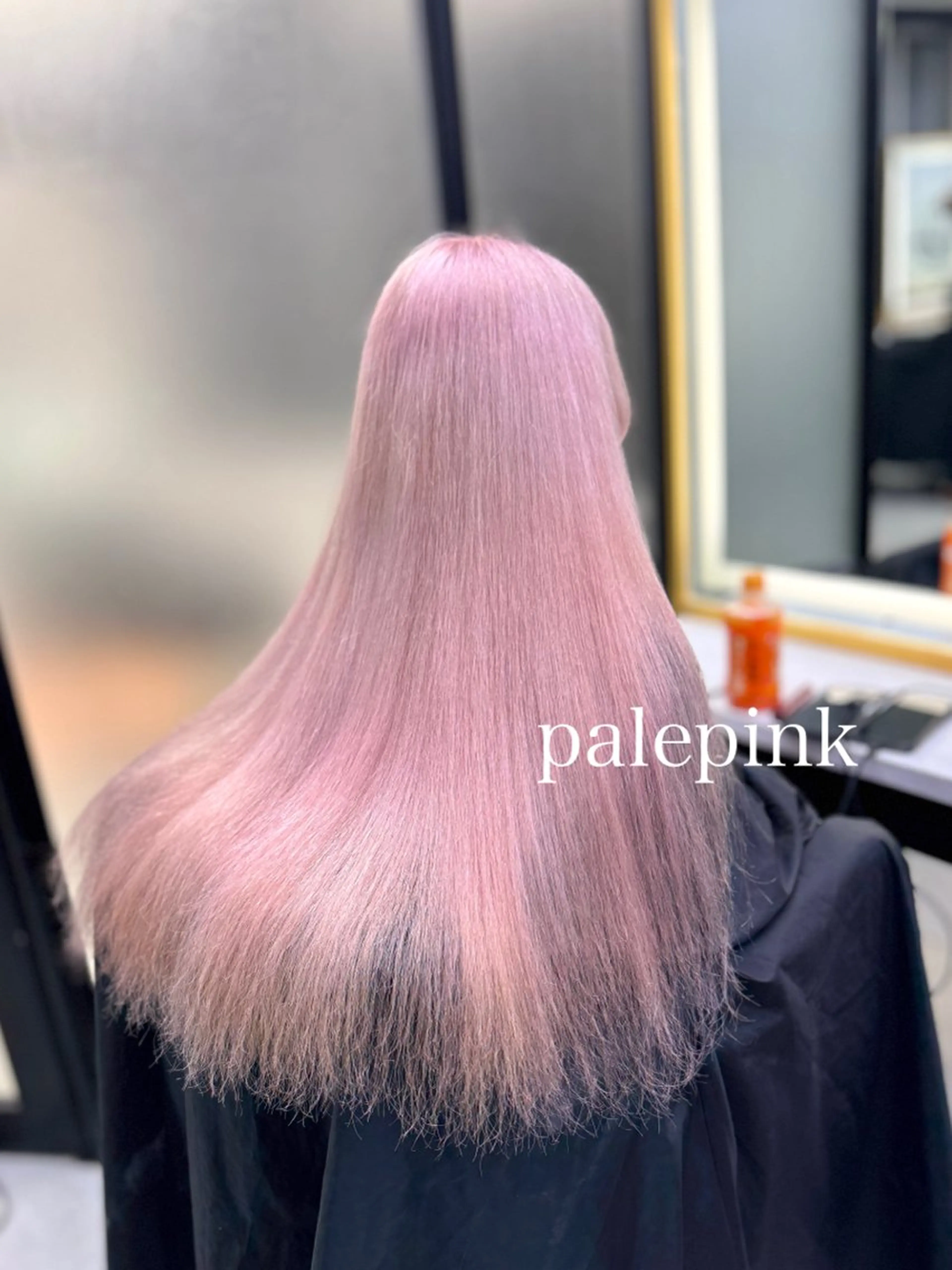 ロング カラー 透明感カラー ピンクカラー カット ヘアカラー トリートメント エクステ🩵ブリーチ 韓国ヘア🩵KAEのヘアスタイル