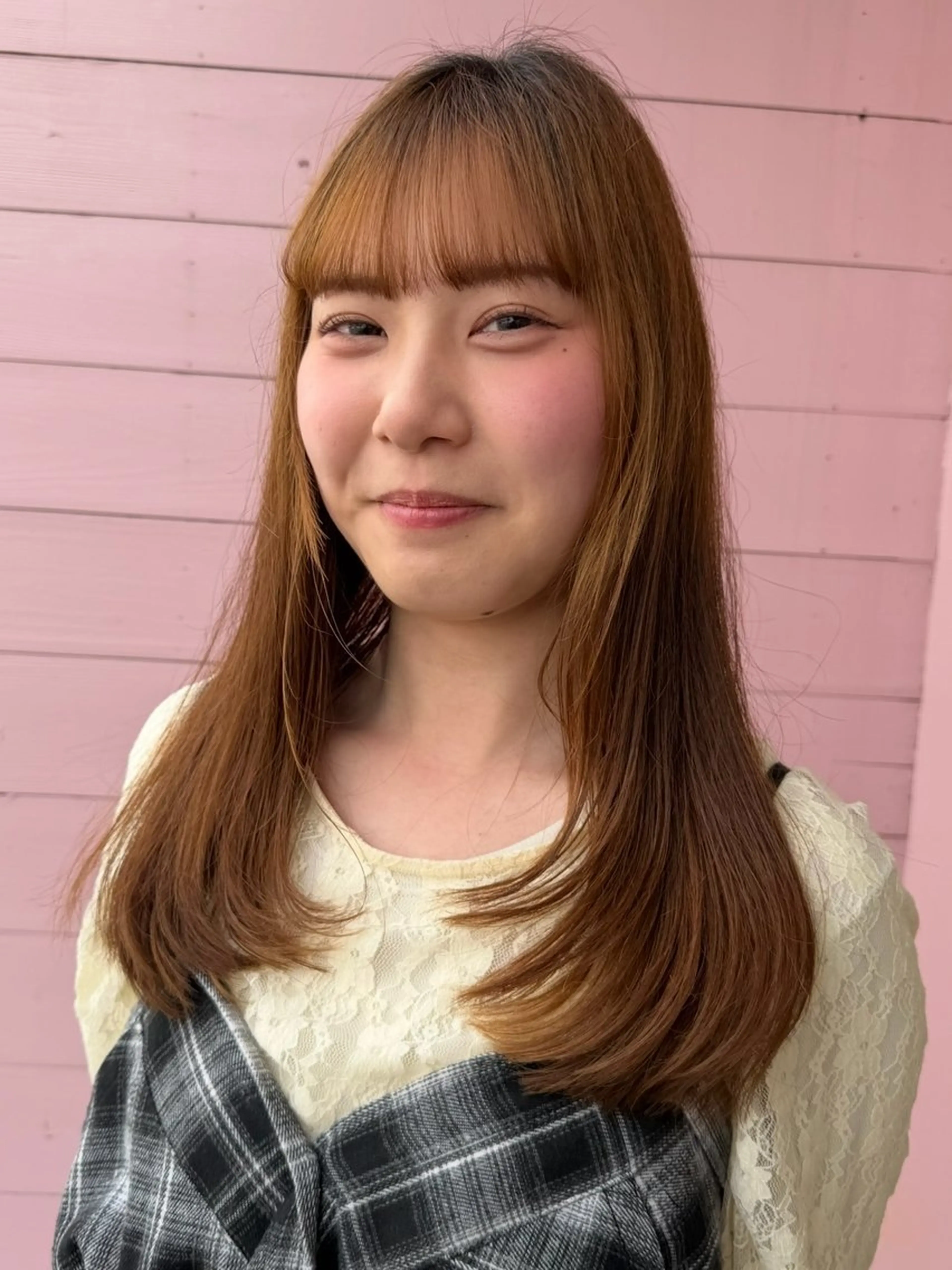 セミロング カラー カット ヘアカラー トリートメント レイヤー/透明感 /髪質改善/ほのかのヘアスタイル