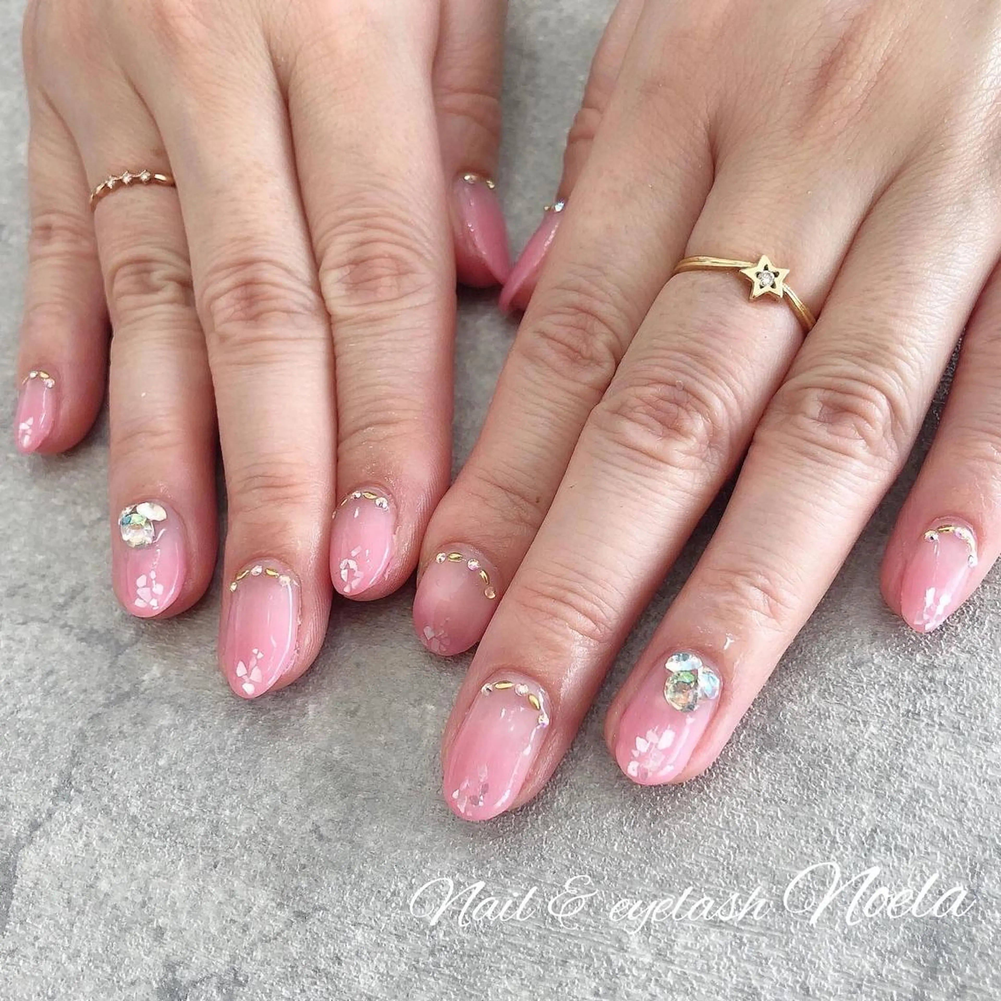 ネイル 桜ネイル Noela ノエラのマツエク・マツパデザイン