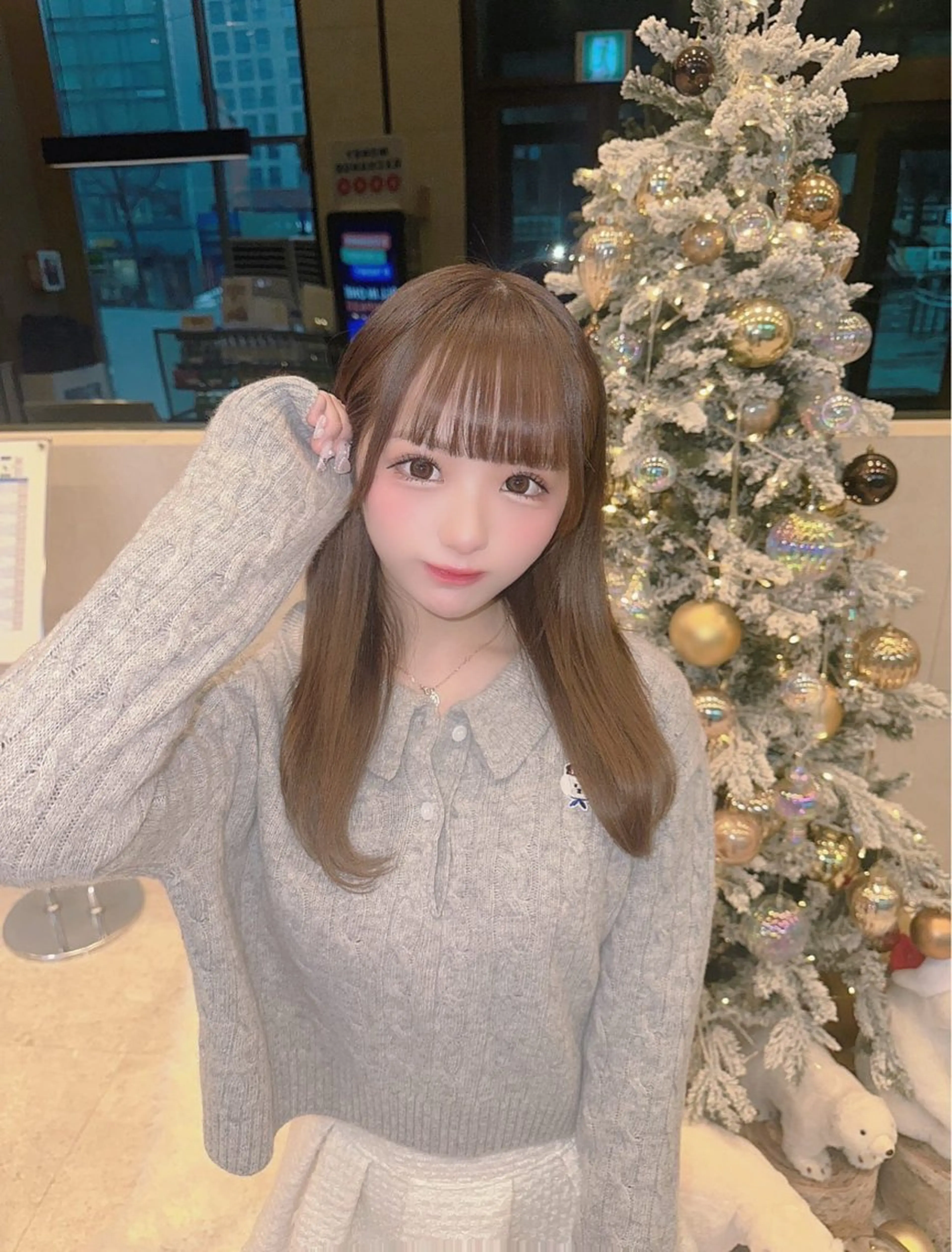 1月限定❣️🧸ブリーチなしW髪質改善ケアカラー+超音波トリートメント🧸の写真