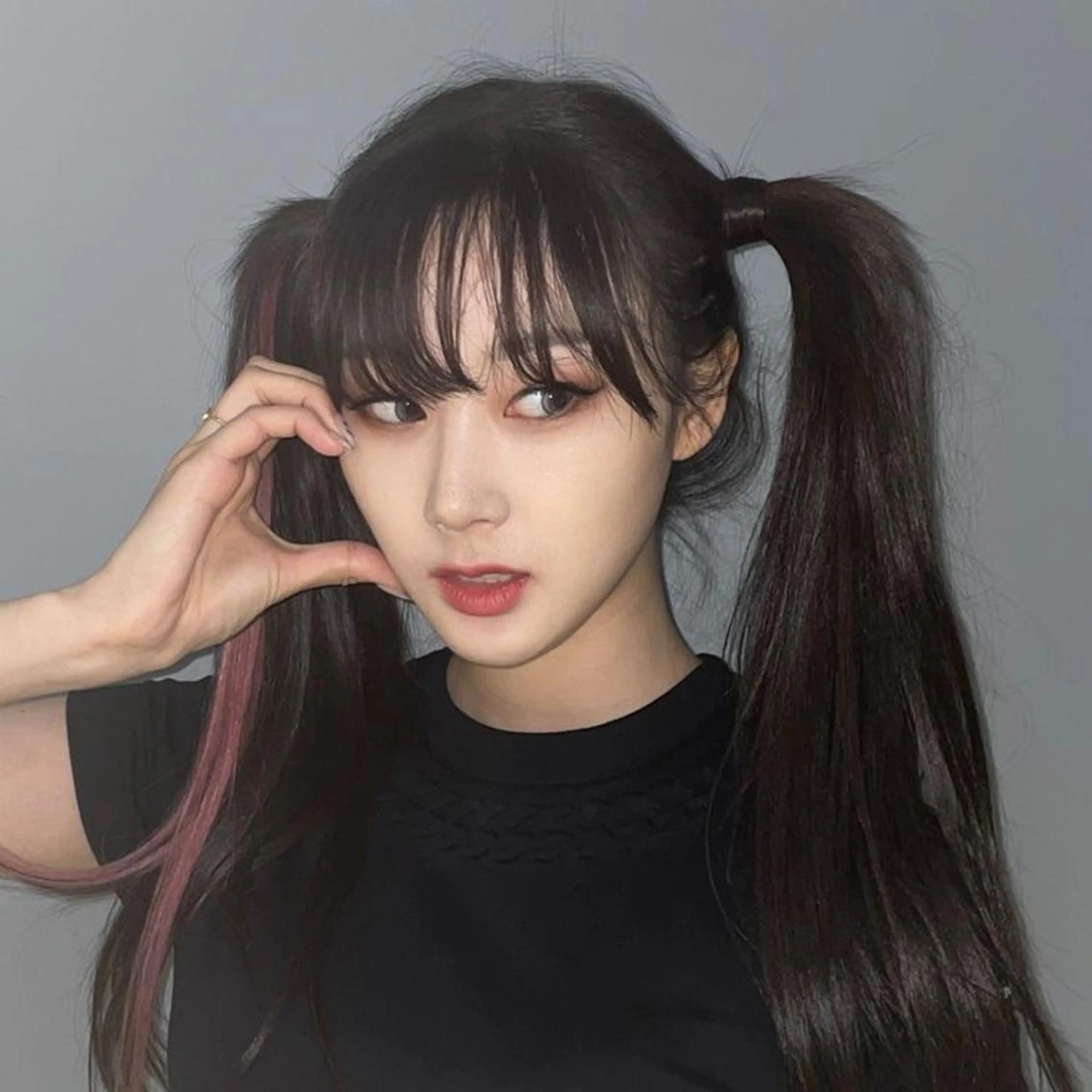ロング カラー ヘアアレンジ 🇰🇷 韓国ヘア/ sumire 🫧のヘアスタイル