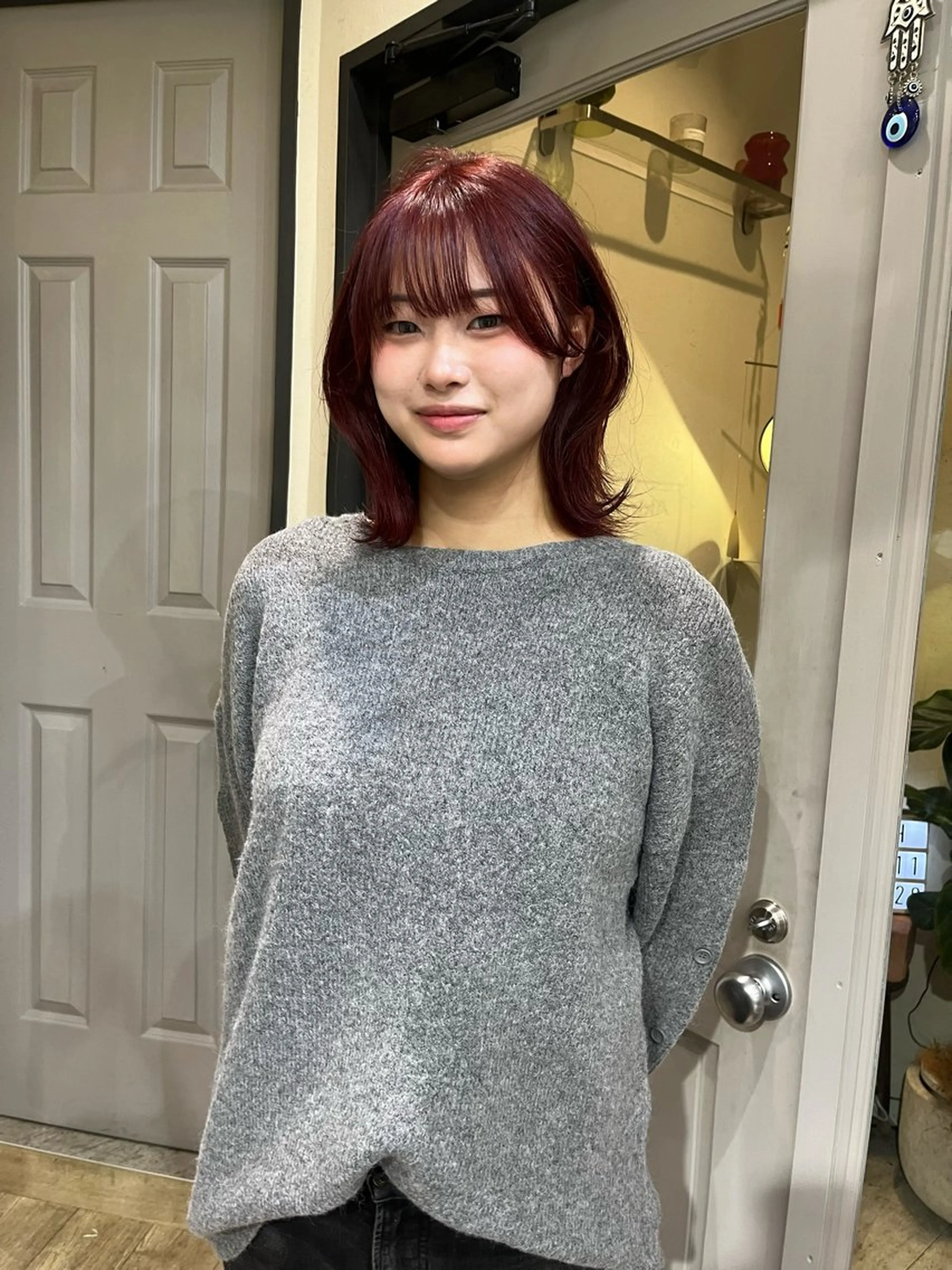 カラー ヘアカラー 韓国アンニュイ/ アミのヘアスタイル