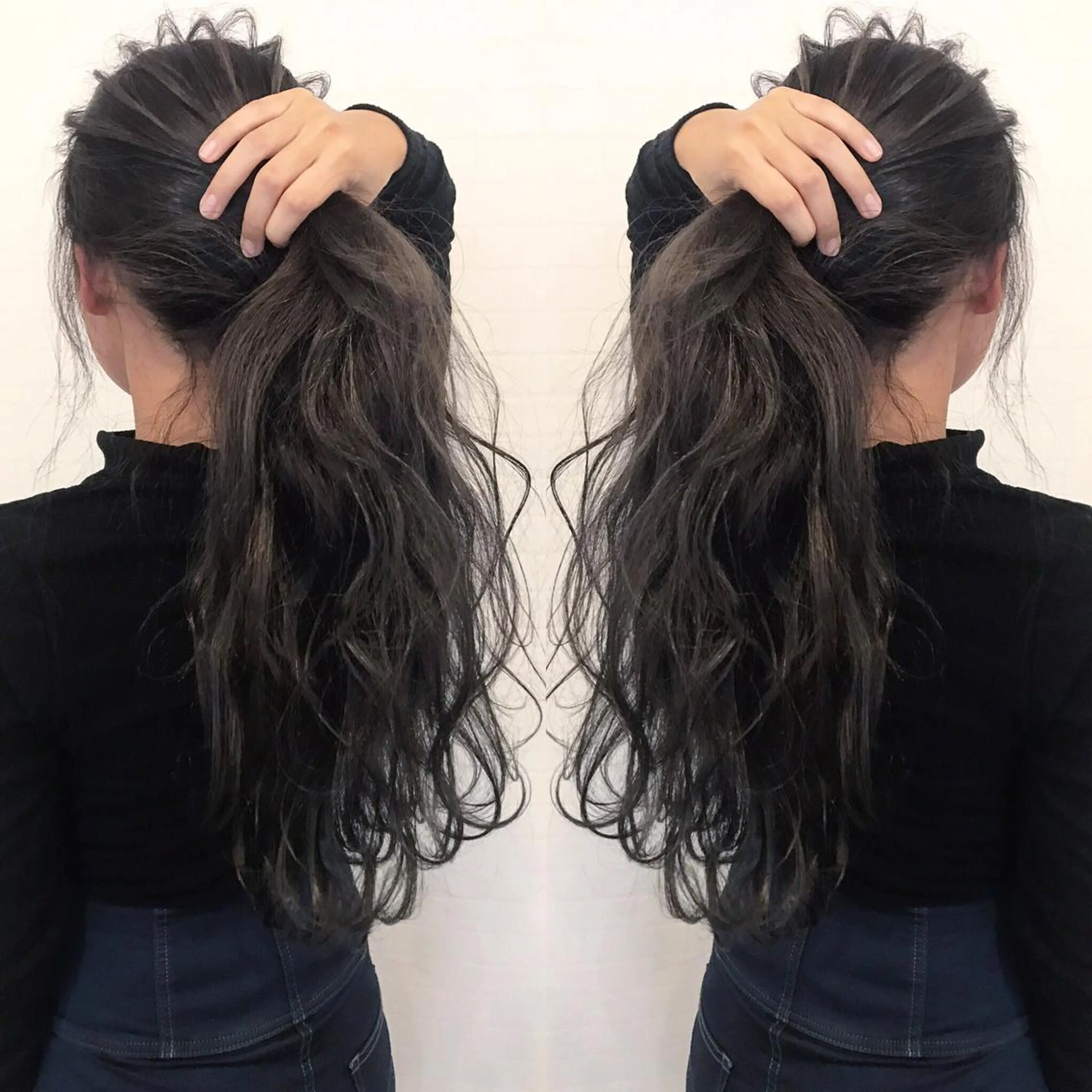 ロング ヘアカラー トリートメント BANK'S hair所属・縮毛矯正 髪質改善寺坂雄飛💐のヘアスタイル