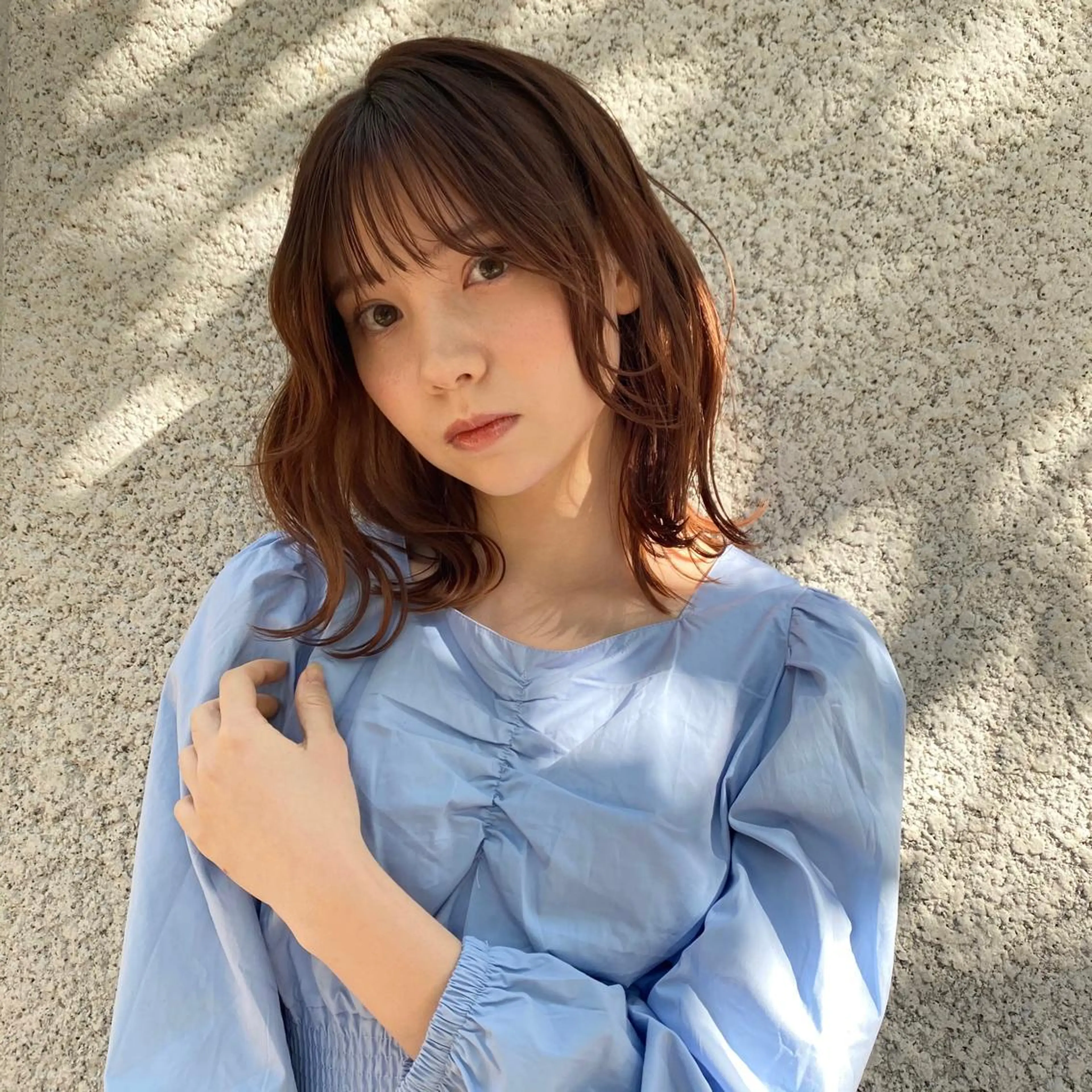 ミディアム 🪭risa 暖色/レイヤー🪭のヘアスタイル