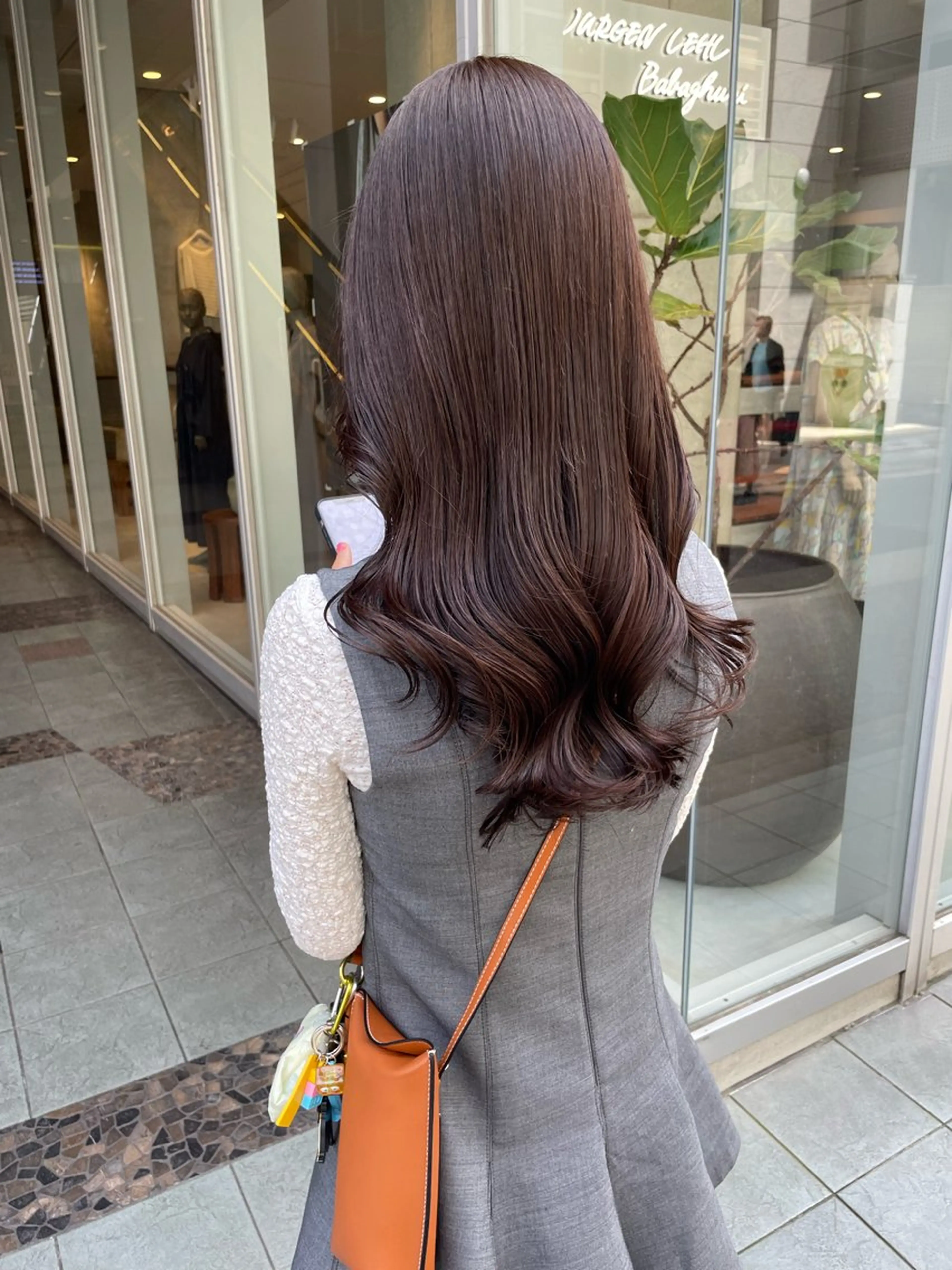 ロング カラー カット ヘアカラー トリートメント 髪質改善will hairdesignのヘアスタイル